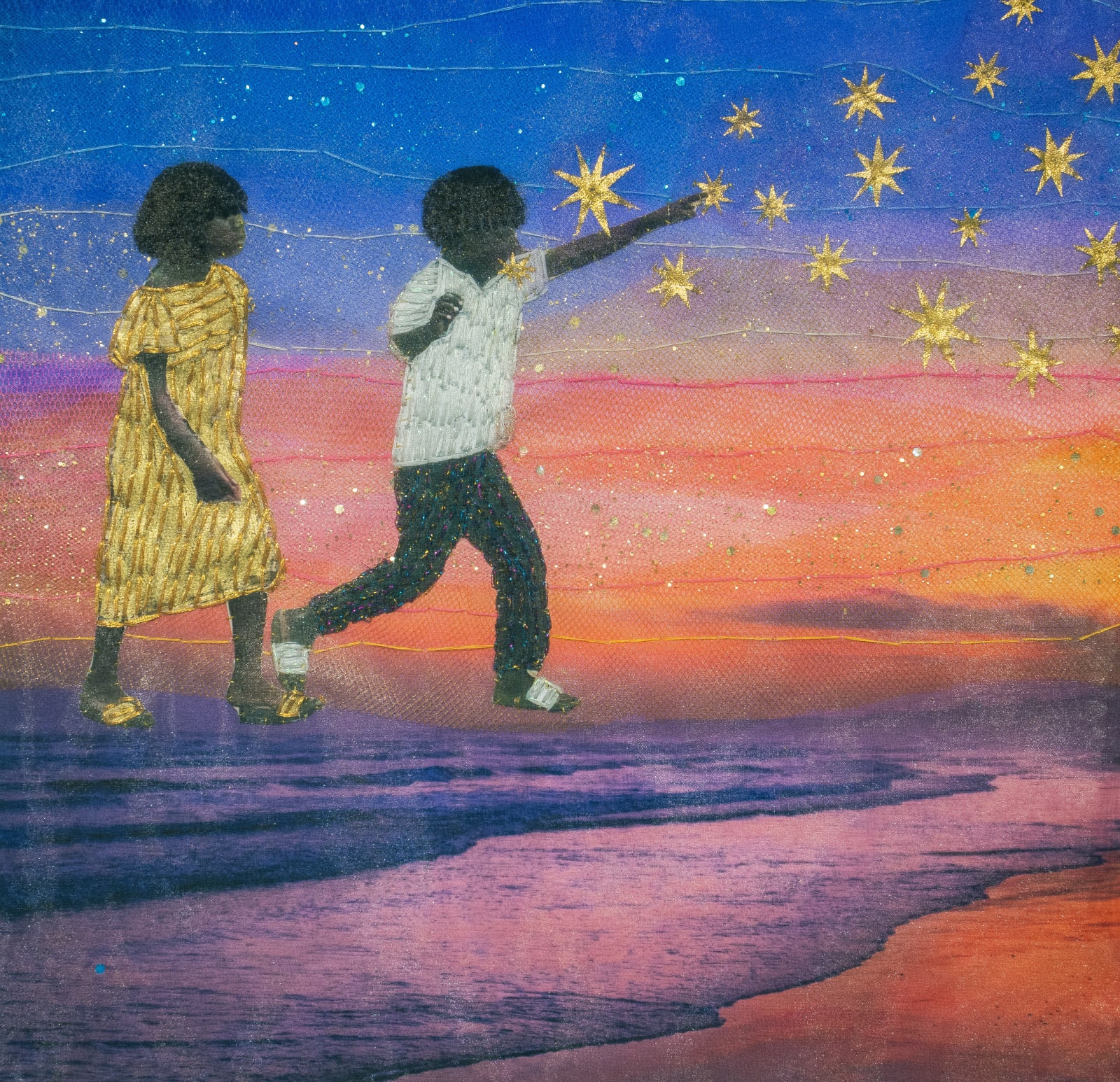 Joana Choumali, Feel the sky breathe over us, 2023