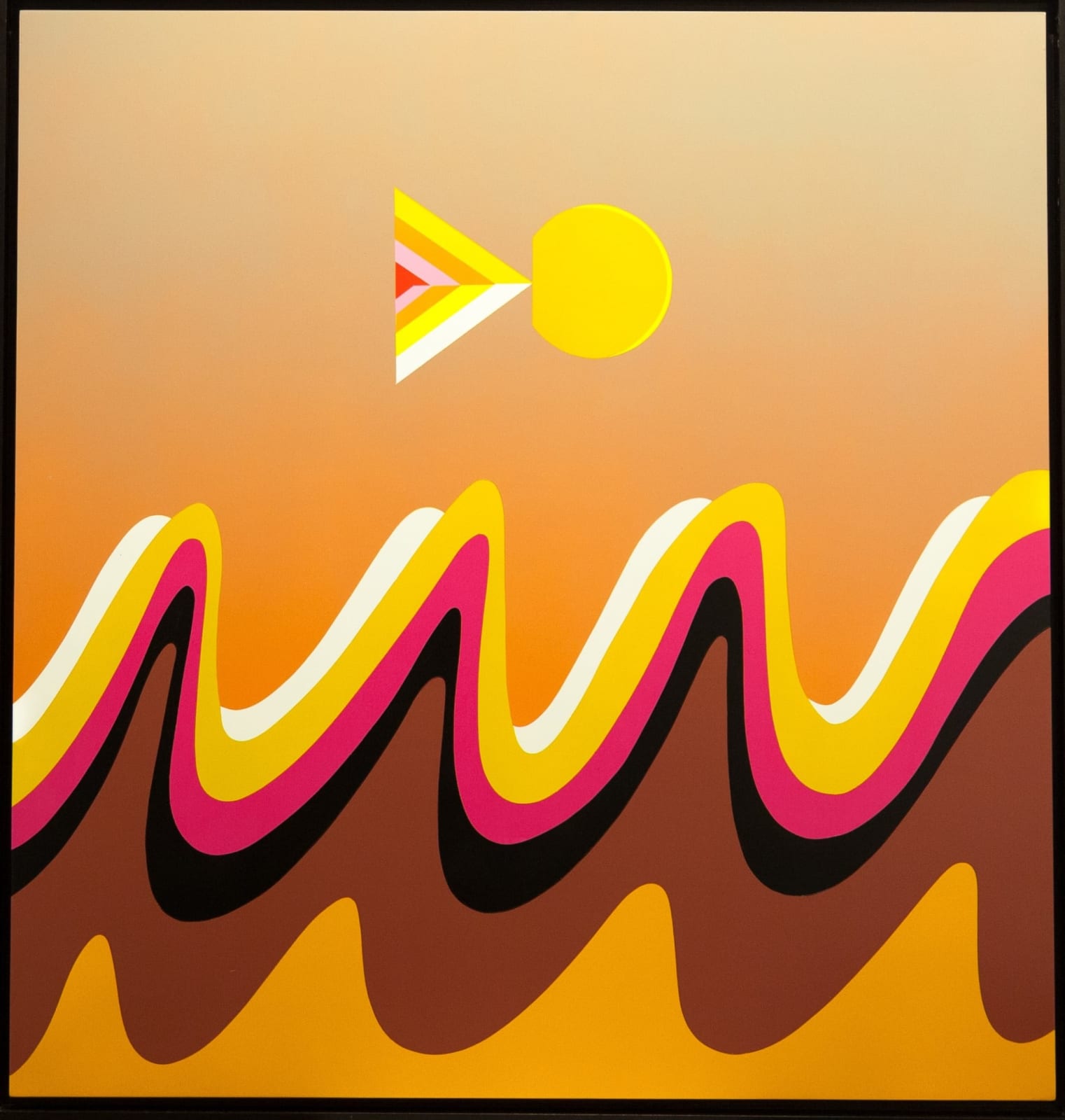 Mohamed Melehi, Untitled- Réplique 1984