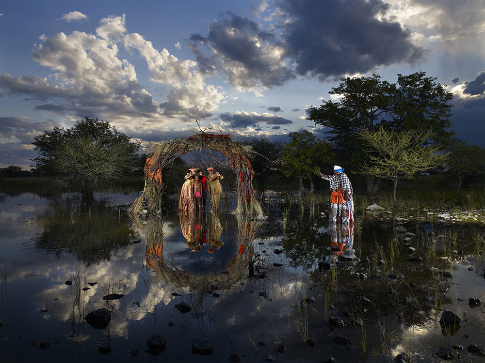 Nicolas Henry, Reflets de ciel, Hereros, Namibie, 2019