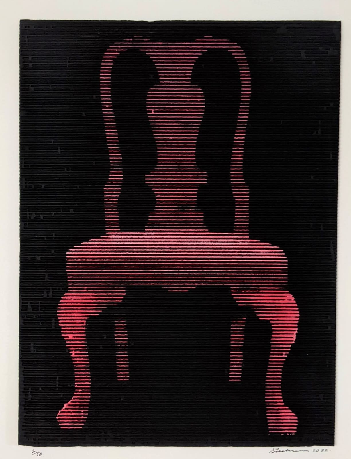 Hugh Buchanan, Red Chair (George I), 2022