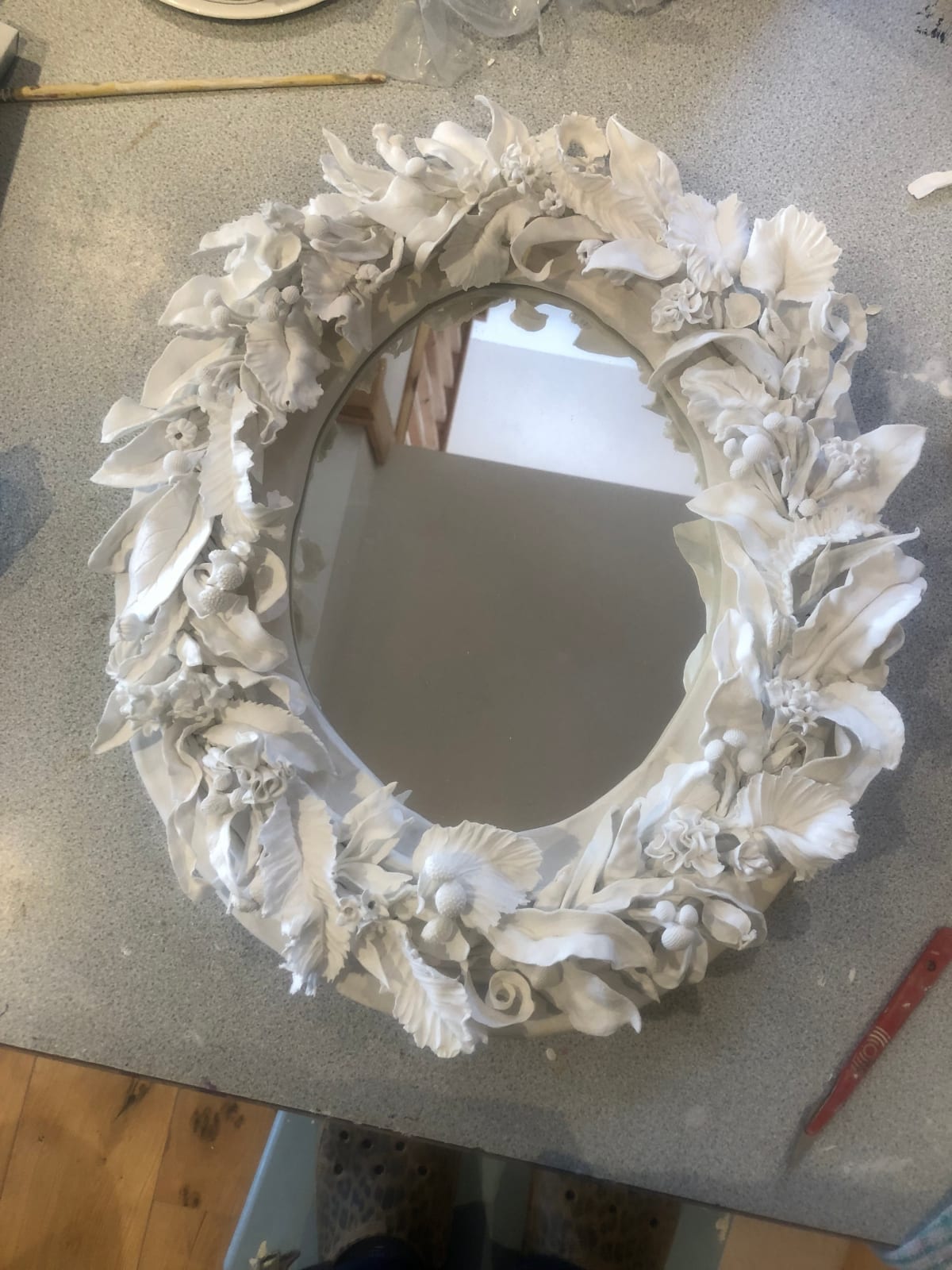 Katharine Morling, Hedgerow Mirror (large), 2023
