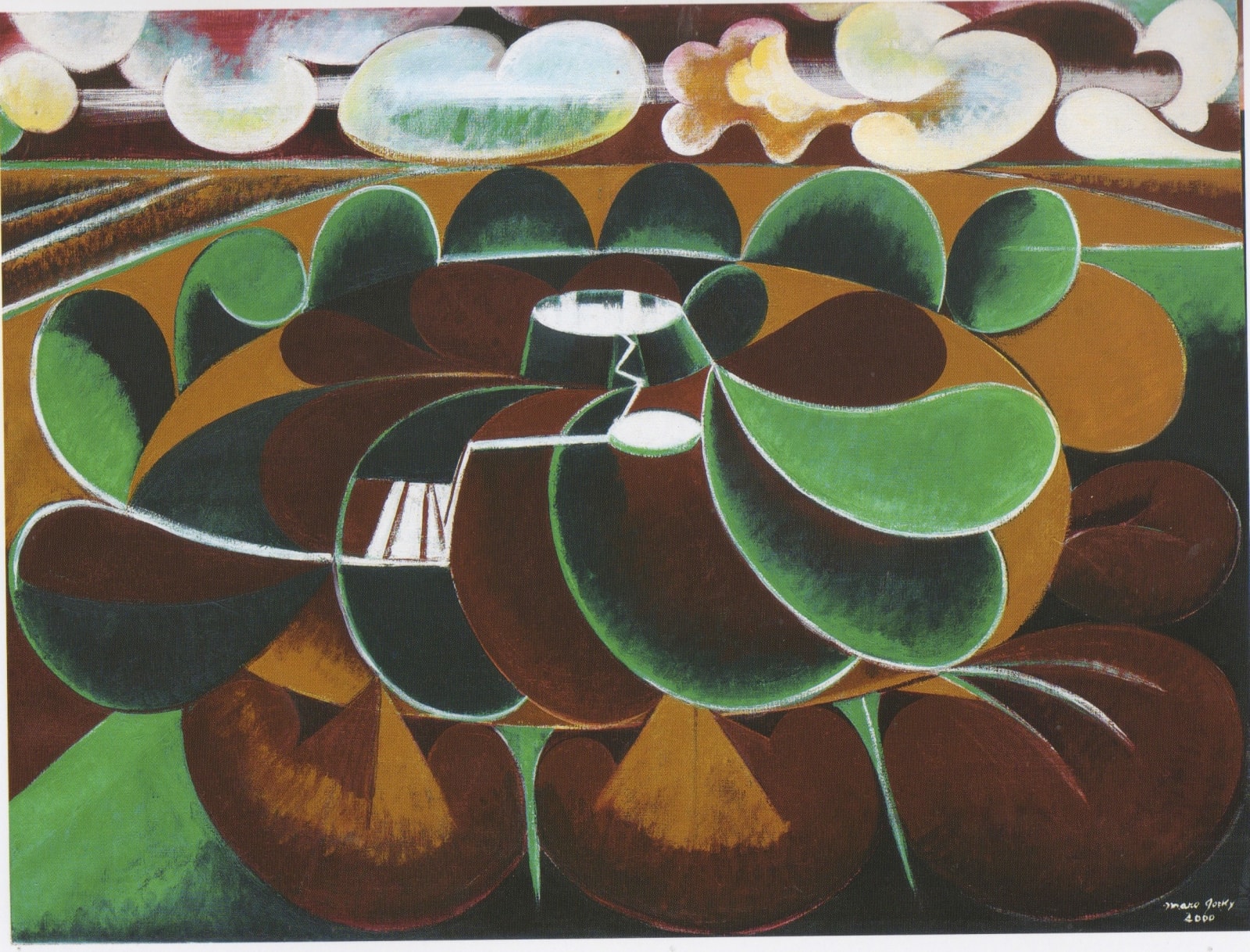 Maro Gorky, Saturnia Seen from Above, 2000