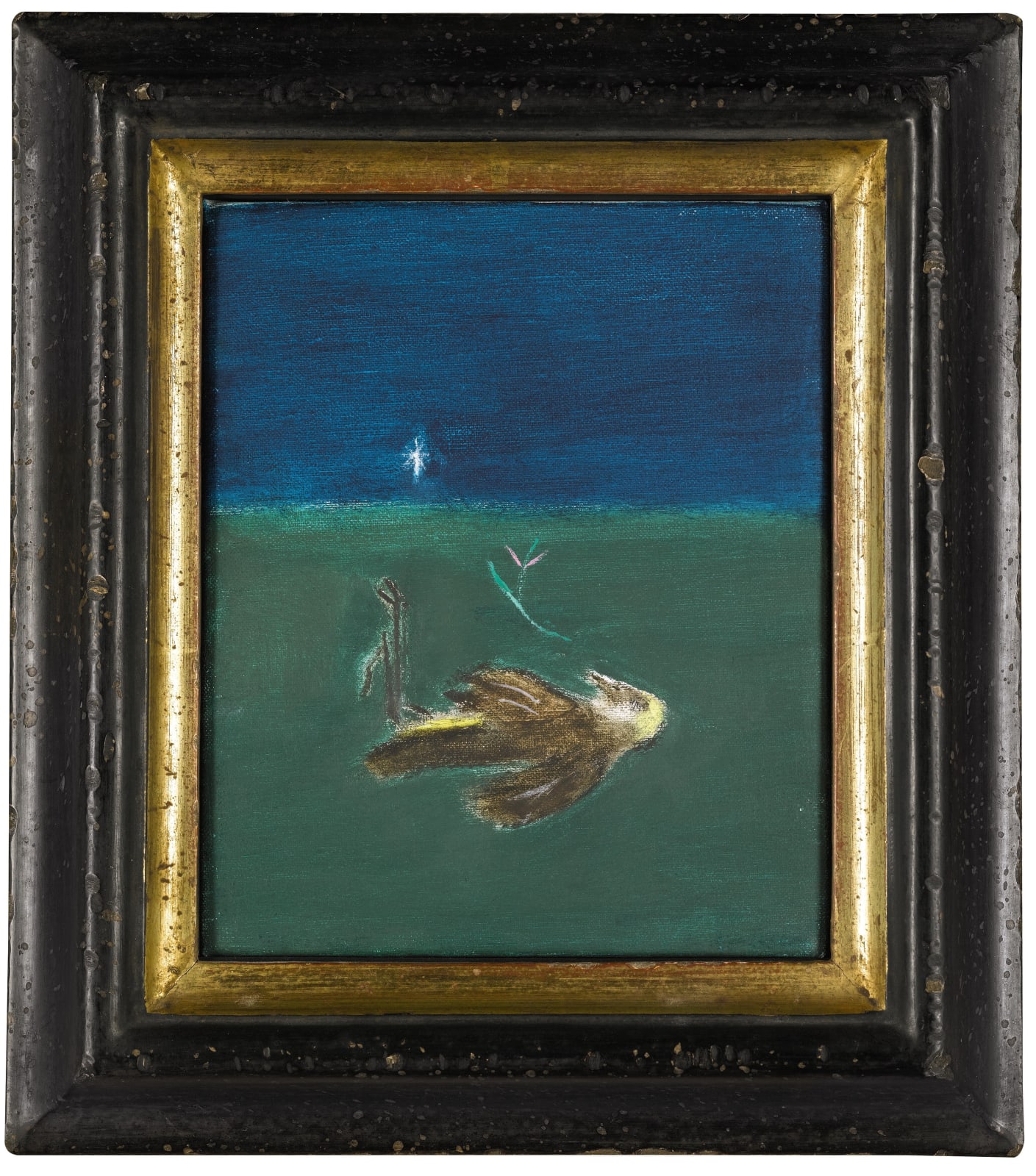 Craigie Aitchison, Dead Bird and Branch, 2001