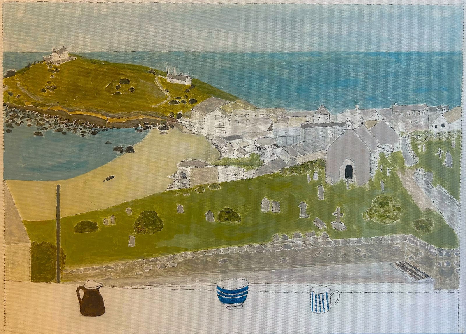 Rachel Nicholson (b. 1934), Untitled, St Ives View, 2018/19