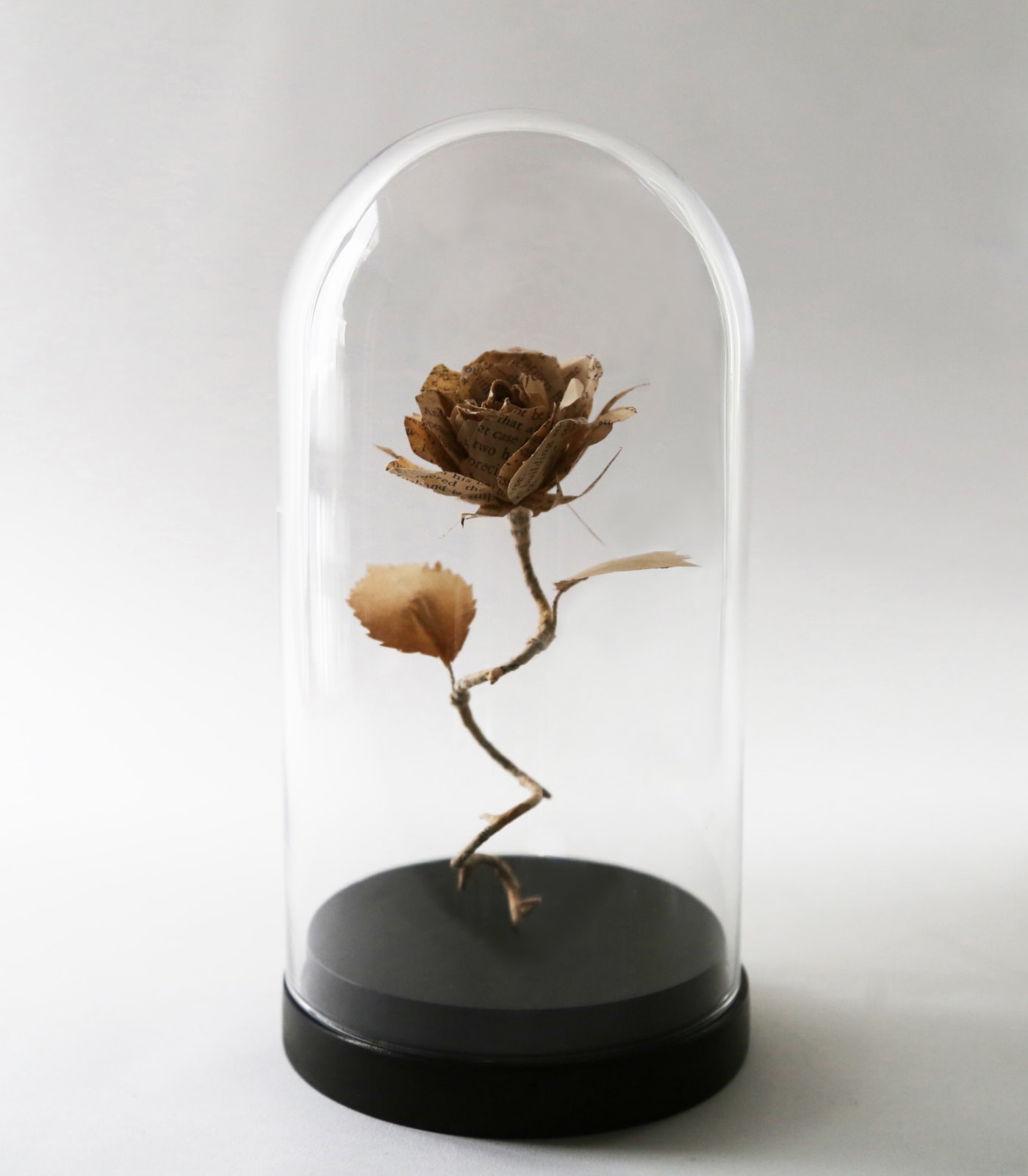 Su Blackwell, Beauty's Rose (Glass Dome), 2021
