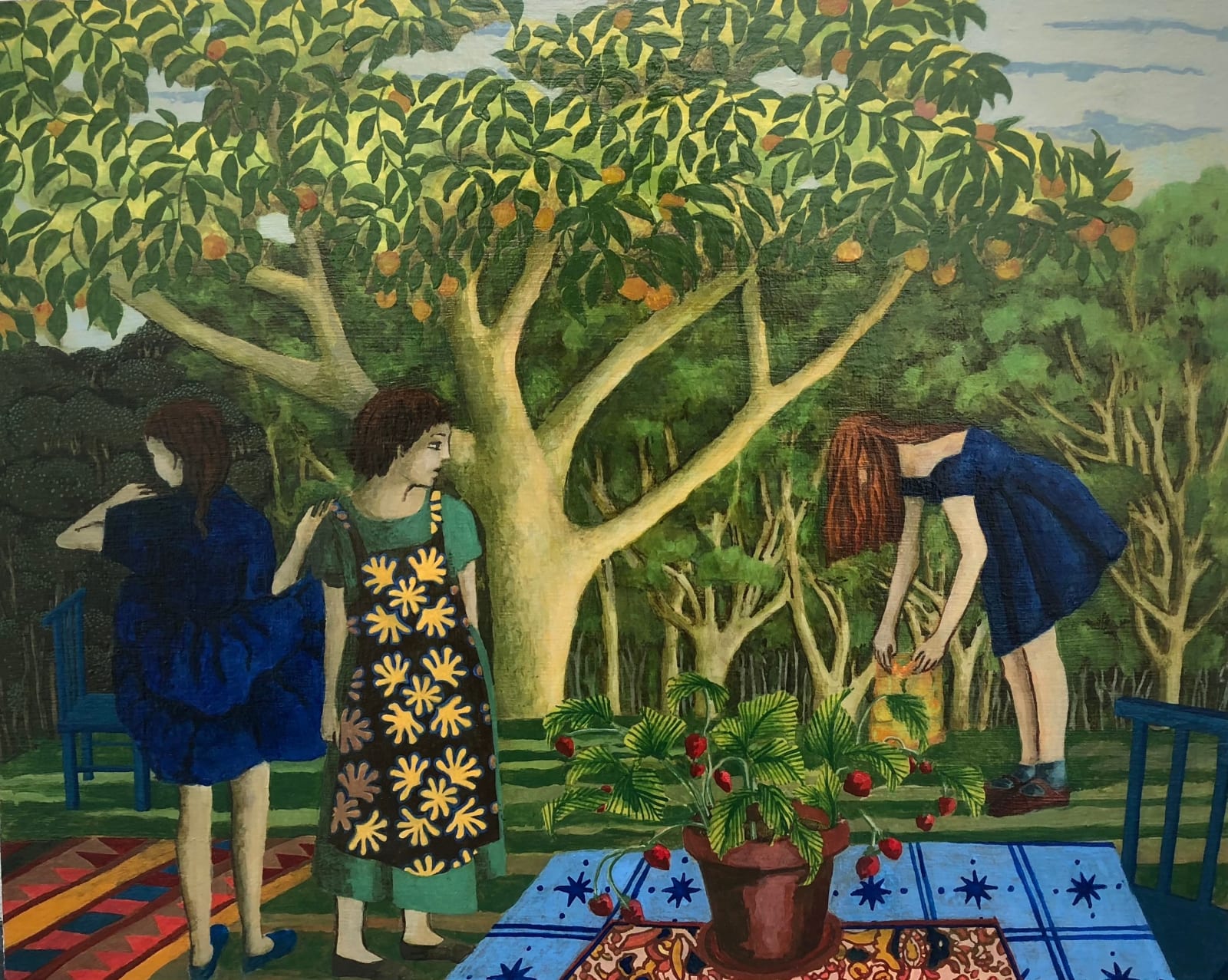 Kate Montgomery, Apple Gatherers, 2023