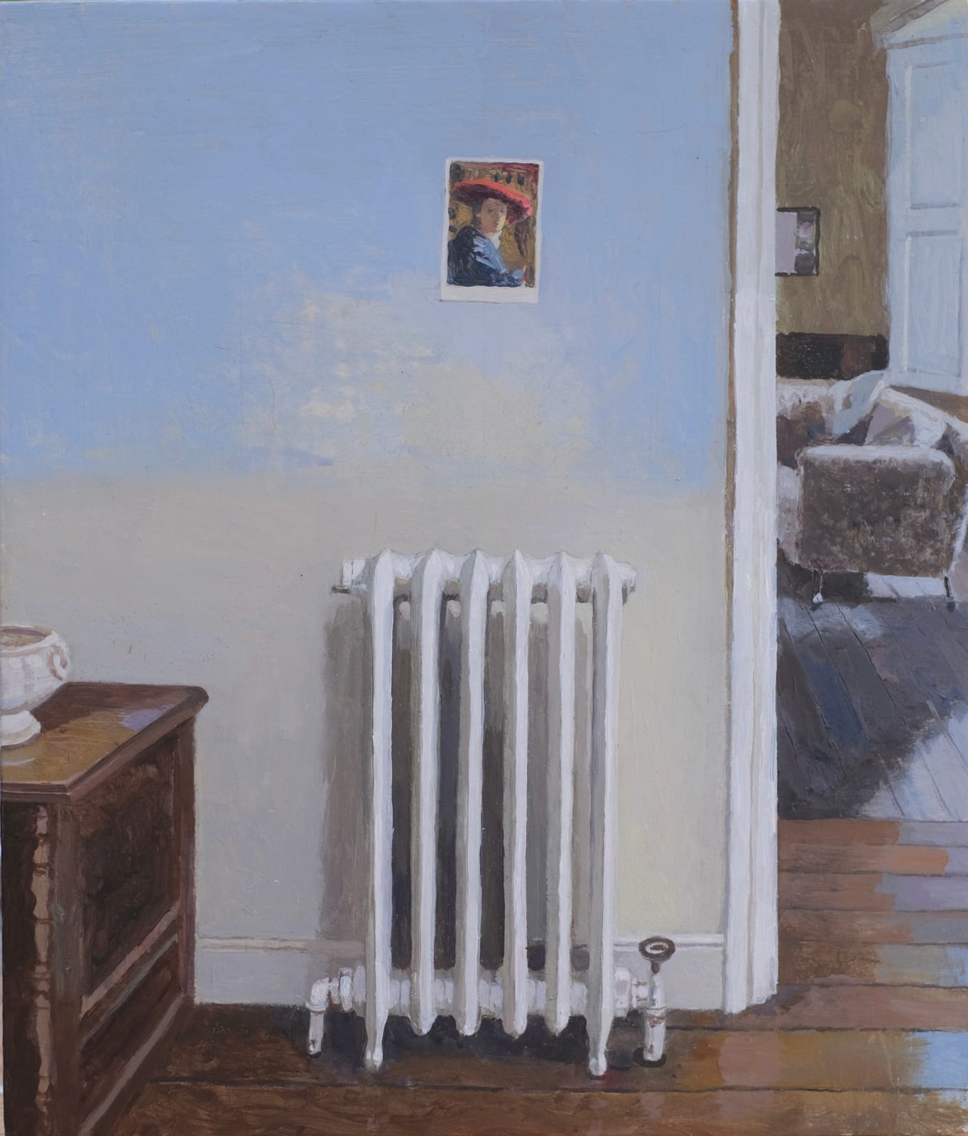 Mark Entwisle, Lady in a Red Hat, 2023