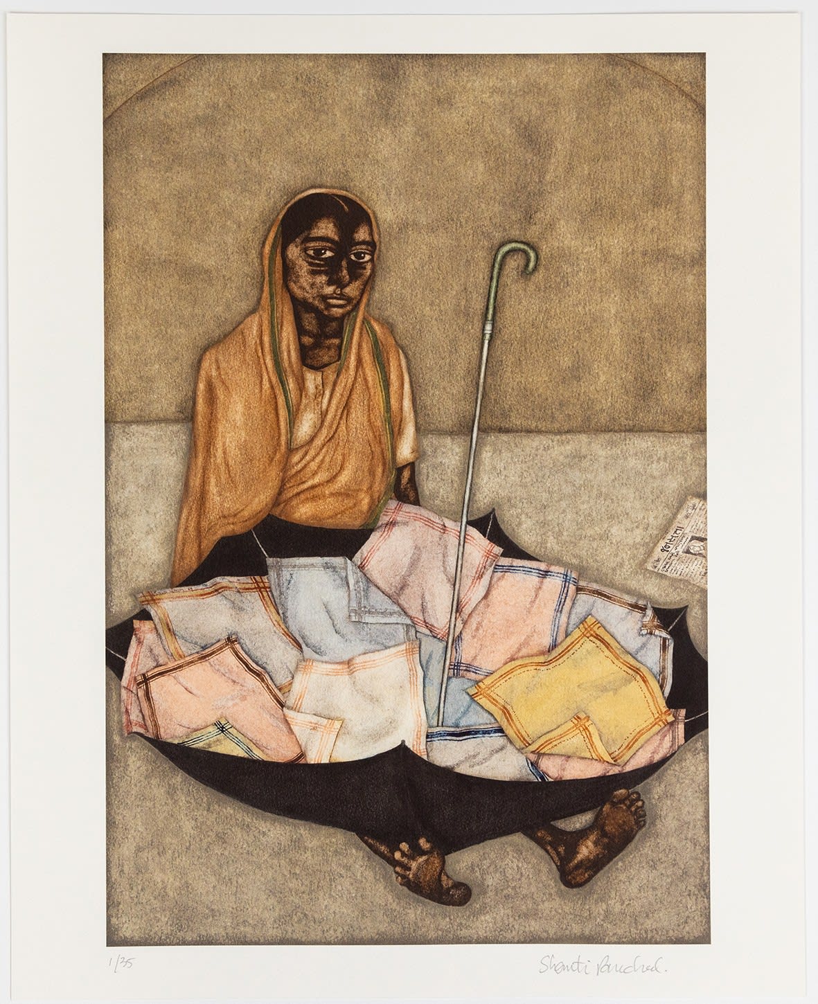 Shanti Panchal, Handkerchief Seller, 2010