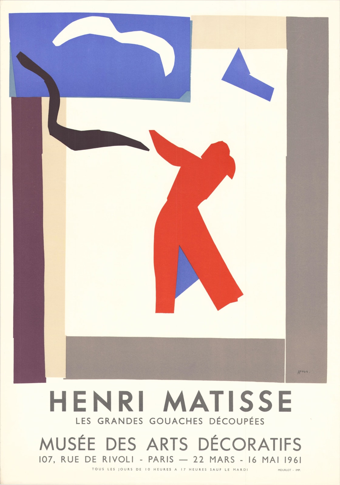 Henri Matisse, Musée des Arts Décoratifs, Paris, 1961