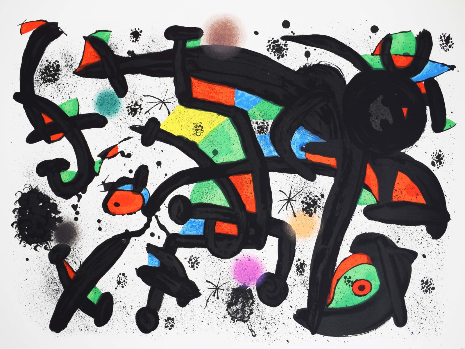 JOAN MIRÓ, The First Night of Spring, from: Allegro Vivace, 1981