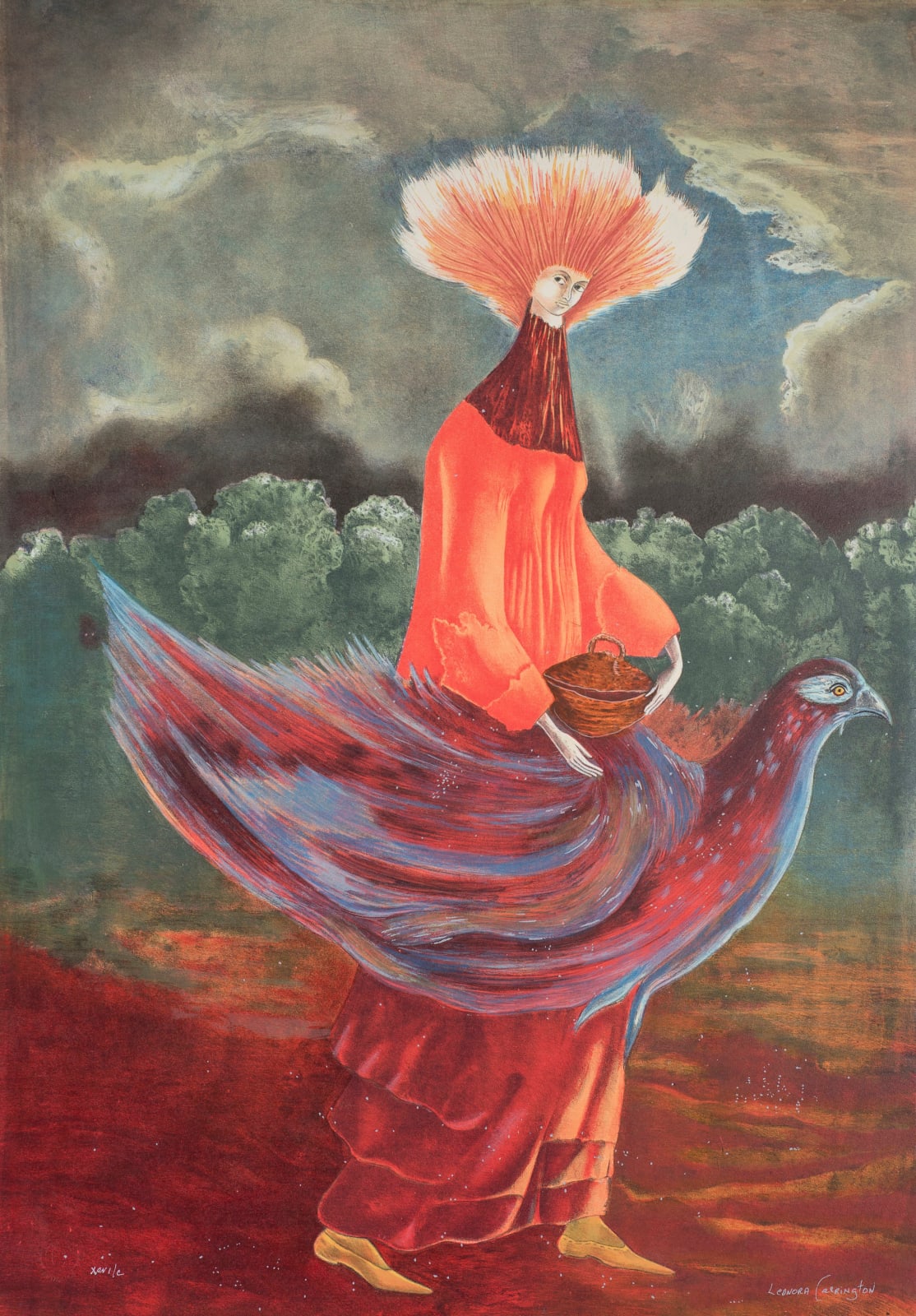 Leonora Carrington, The Latest portrait of Mrs. Partridge, 2011