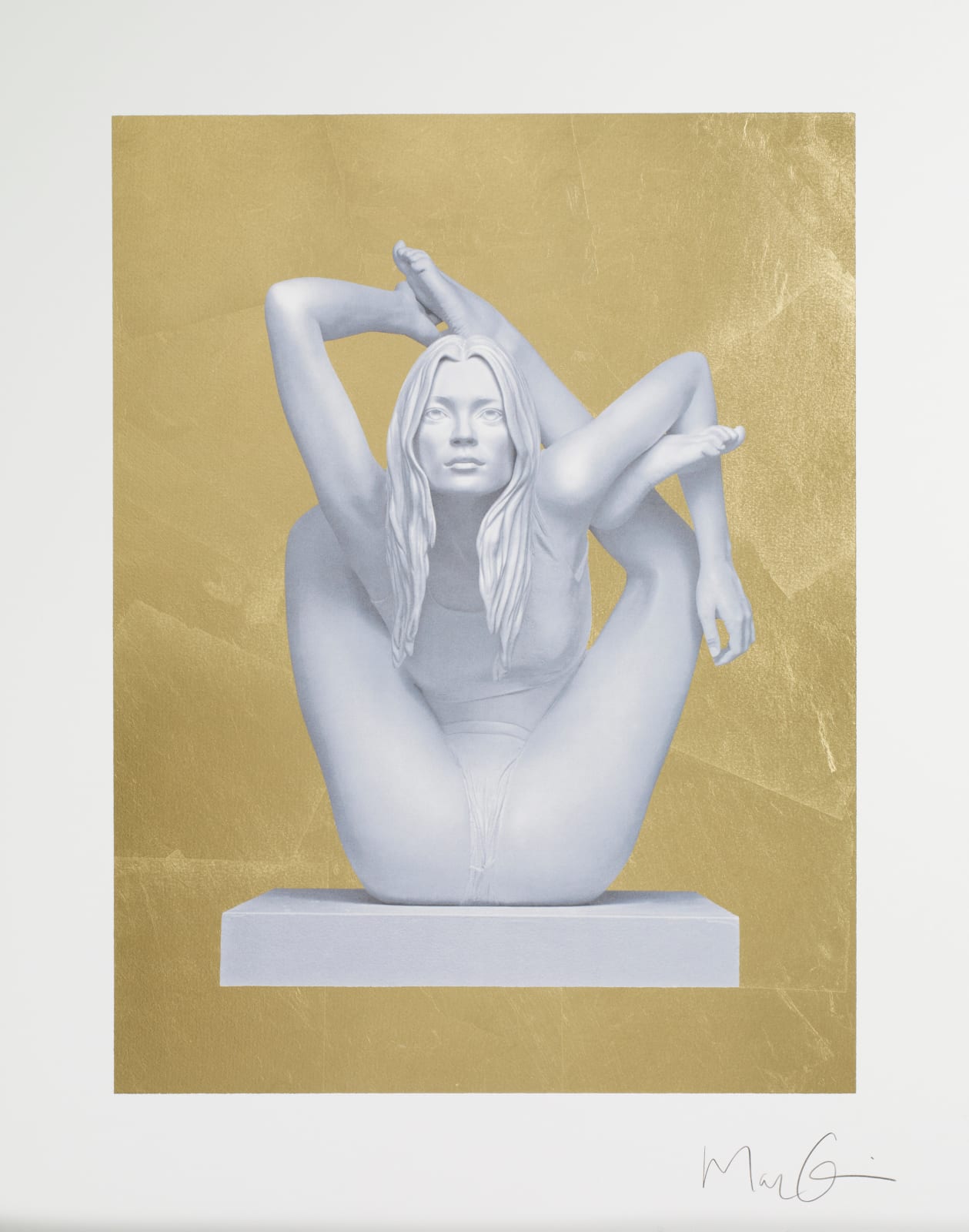 Marc Quinn, Sphinx (gold leaf), 2012