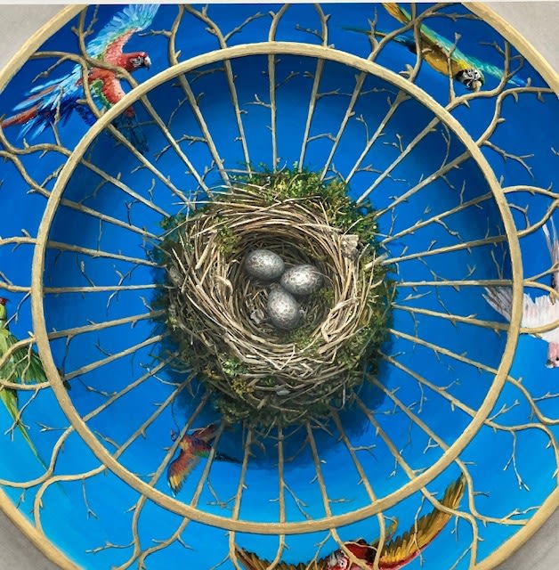 Clive Smith, Beak, Claw, Hand Brush Study (Pramuka Market), 2017