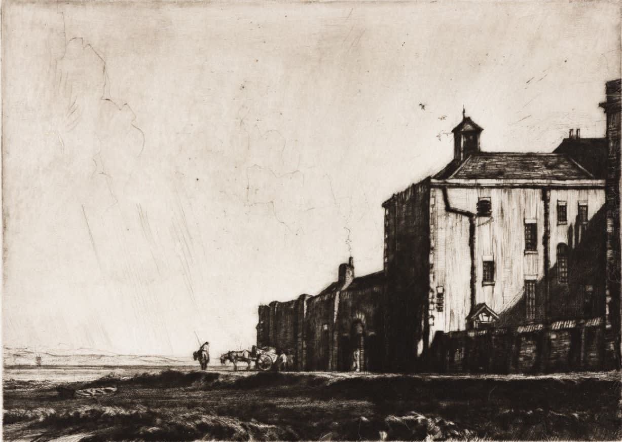 Sir Muirhead Bone, Ayr Prison, 1904
