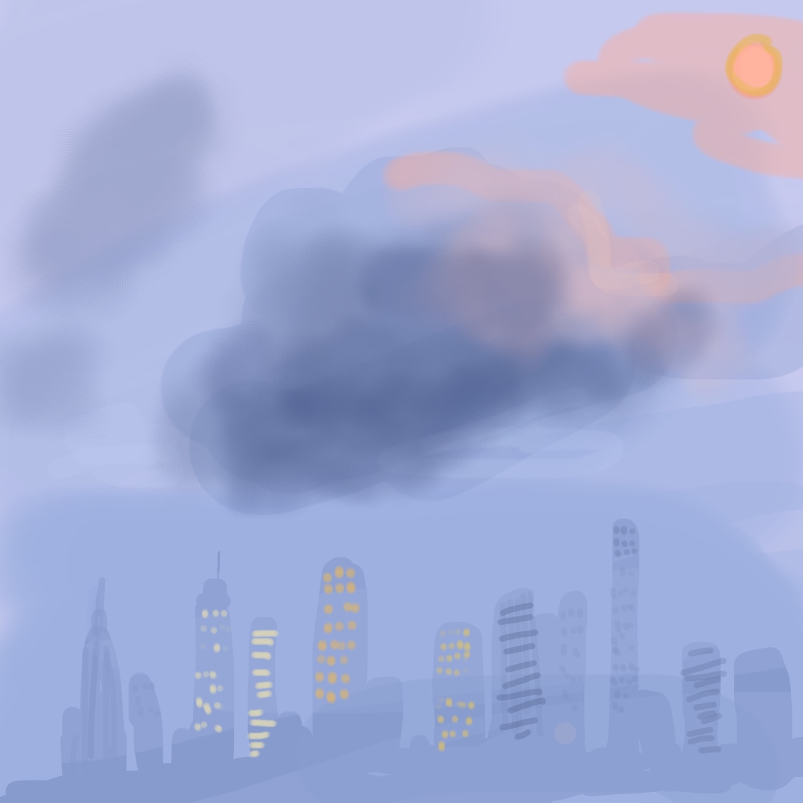 Hilary Doyle, New York City Skyline, 2022