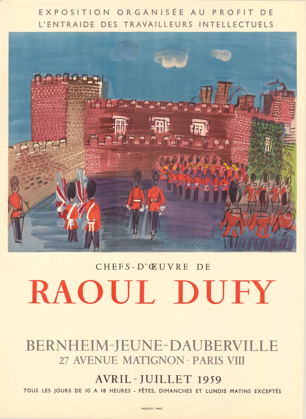 Raoul Dufy, Galerie Bernheim - Jeune, Paris , 1959