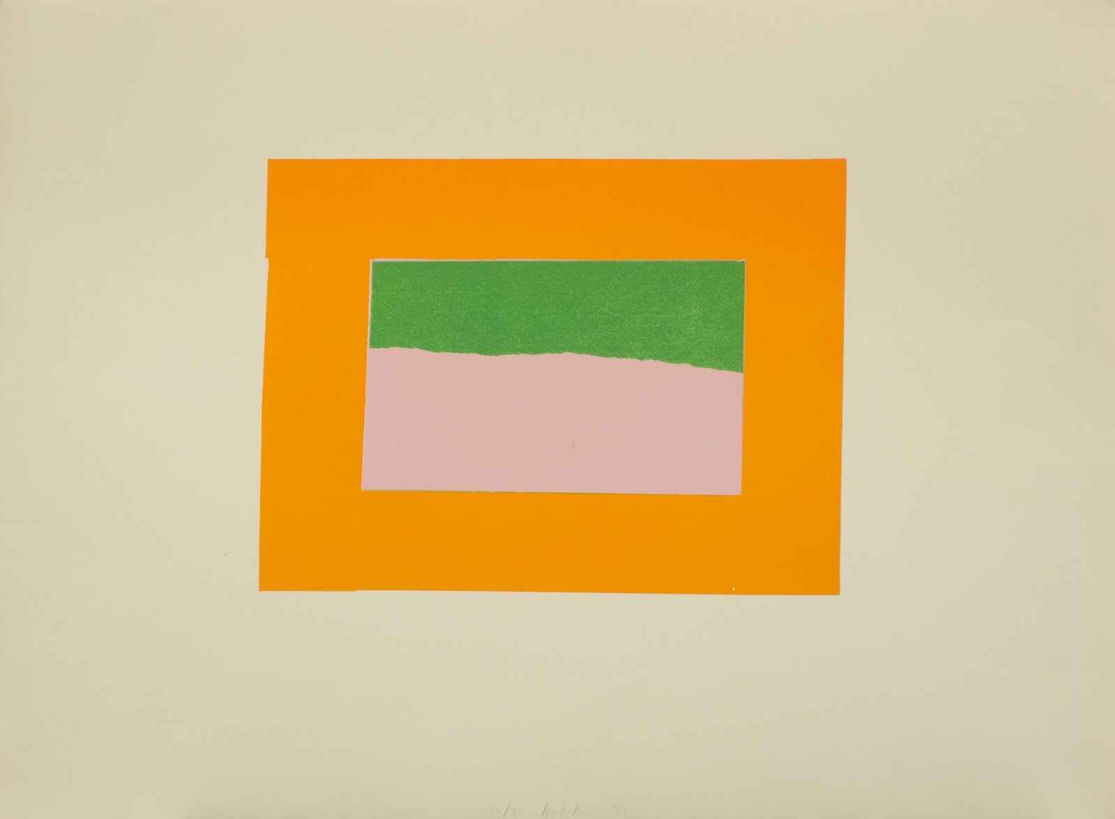 Howard Hodgkin, Indian View B, 1971