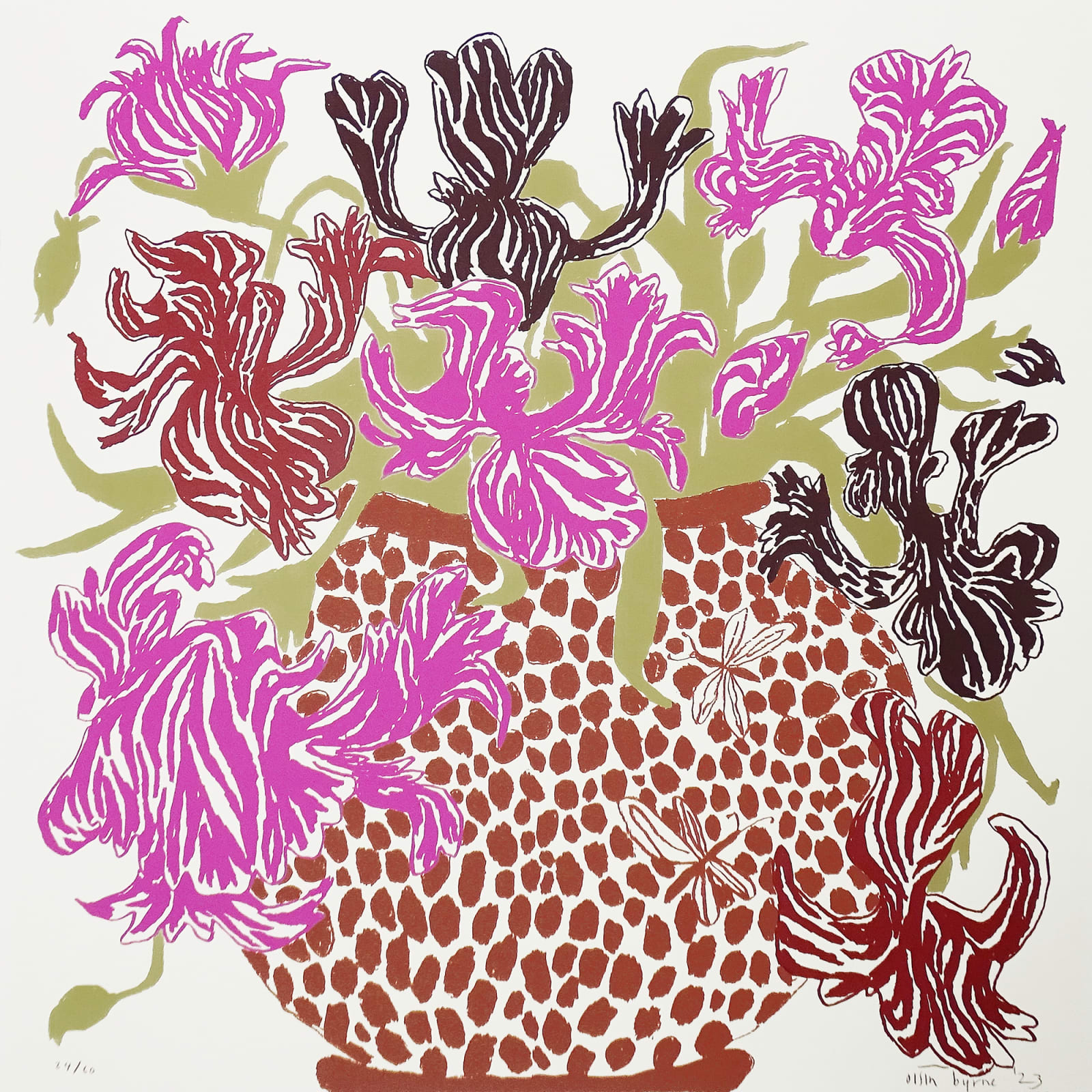 Oisin Byrne, Cut Flowers, 2023 (brown), 2023