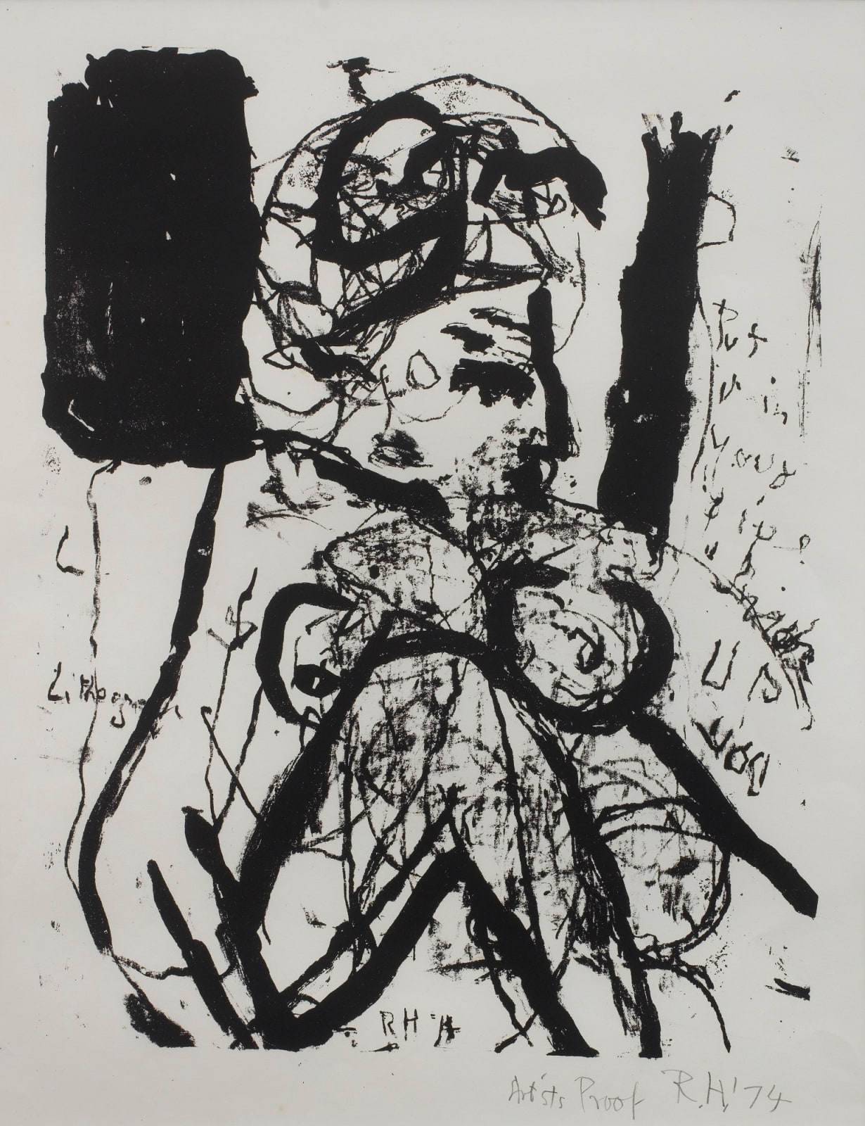 Roger Hilton, Put it in Your Pipe - Up You, 1974