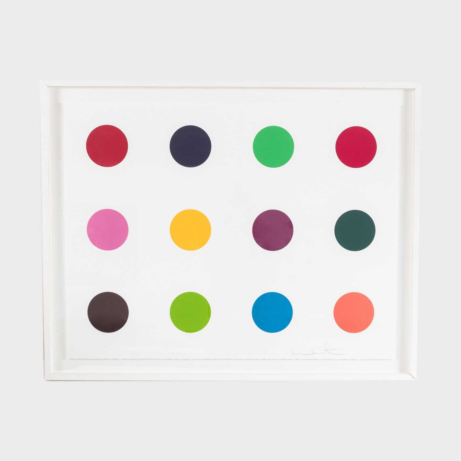 Damien Hirst, Methionine, from 12 Woodcut Spots, 2010