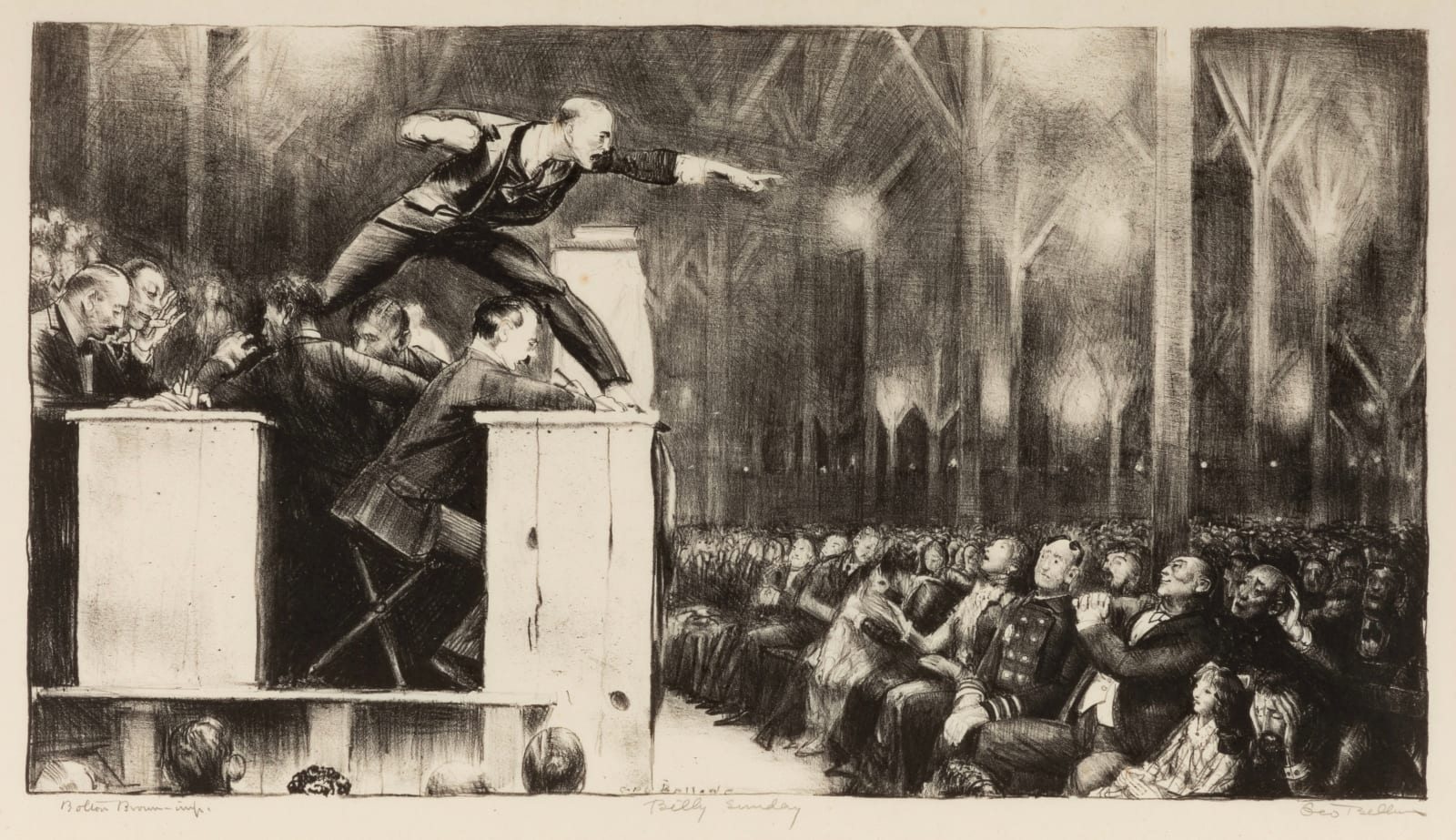 George Bellows, Billy Sunday, 1923