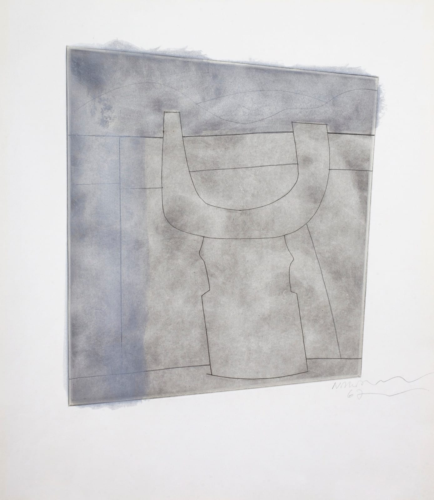Ben Nicholson, Turkish Form (Variation on Theme), Solitary Turkish Sundial II, 1967