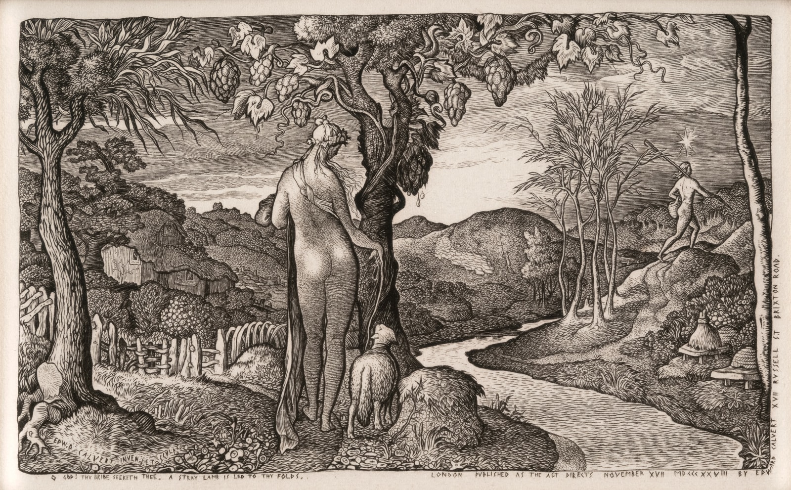 Edward Calvert, The Bride, 1828