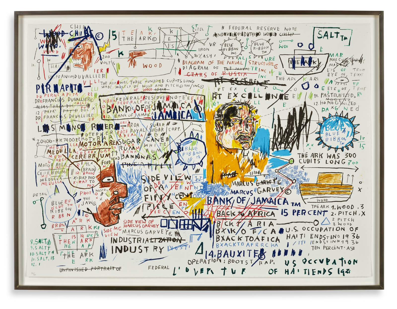 Jean-Michel Basquiat, 50 Cent Piece, 1982-3/2019