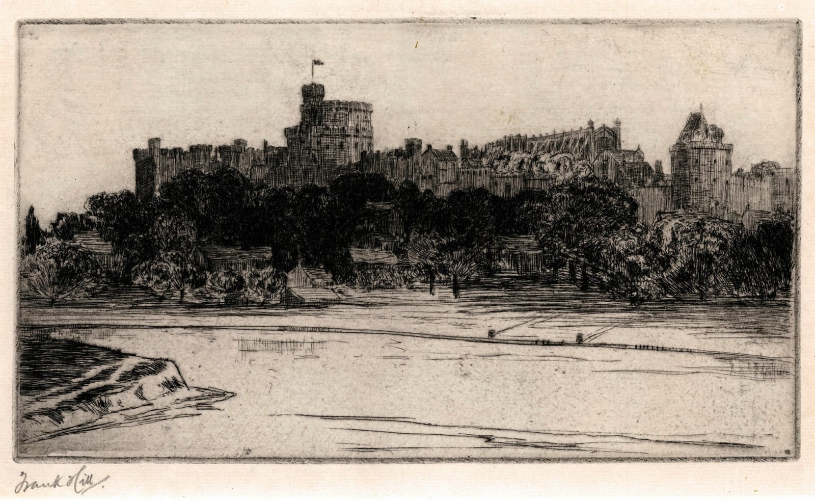 Frank Hill, Windsor Castle , c1928