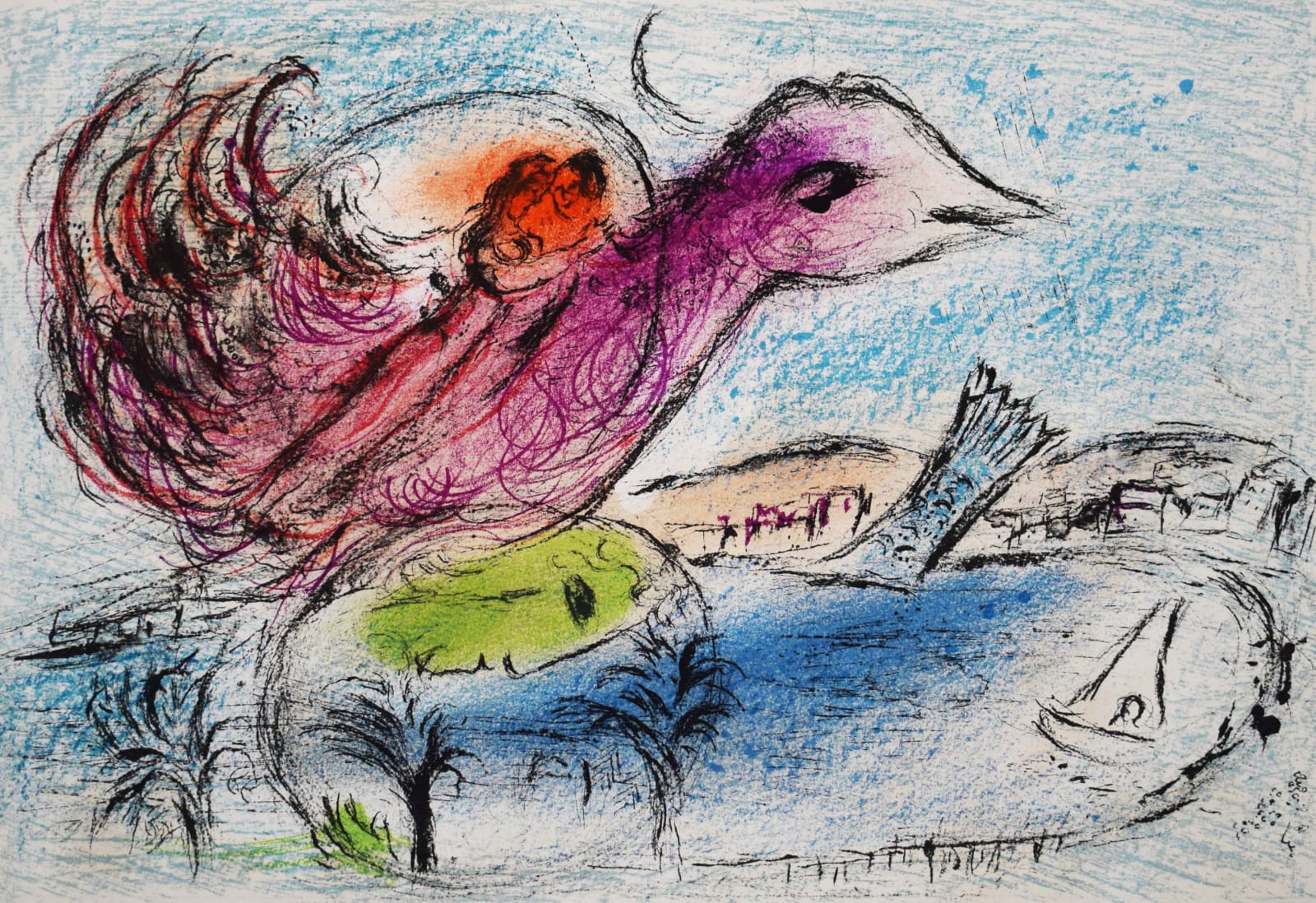 MARC CHAGALL, The Bay, 1962