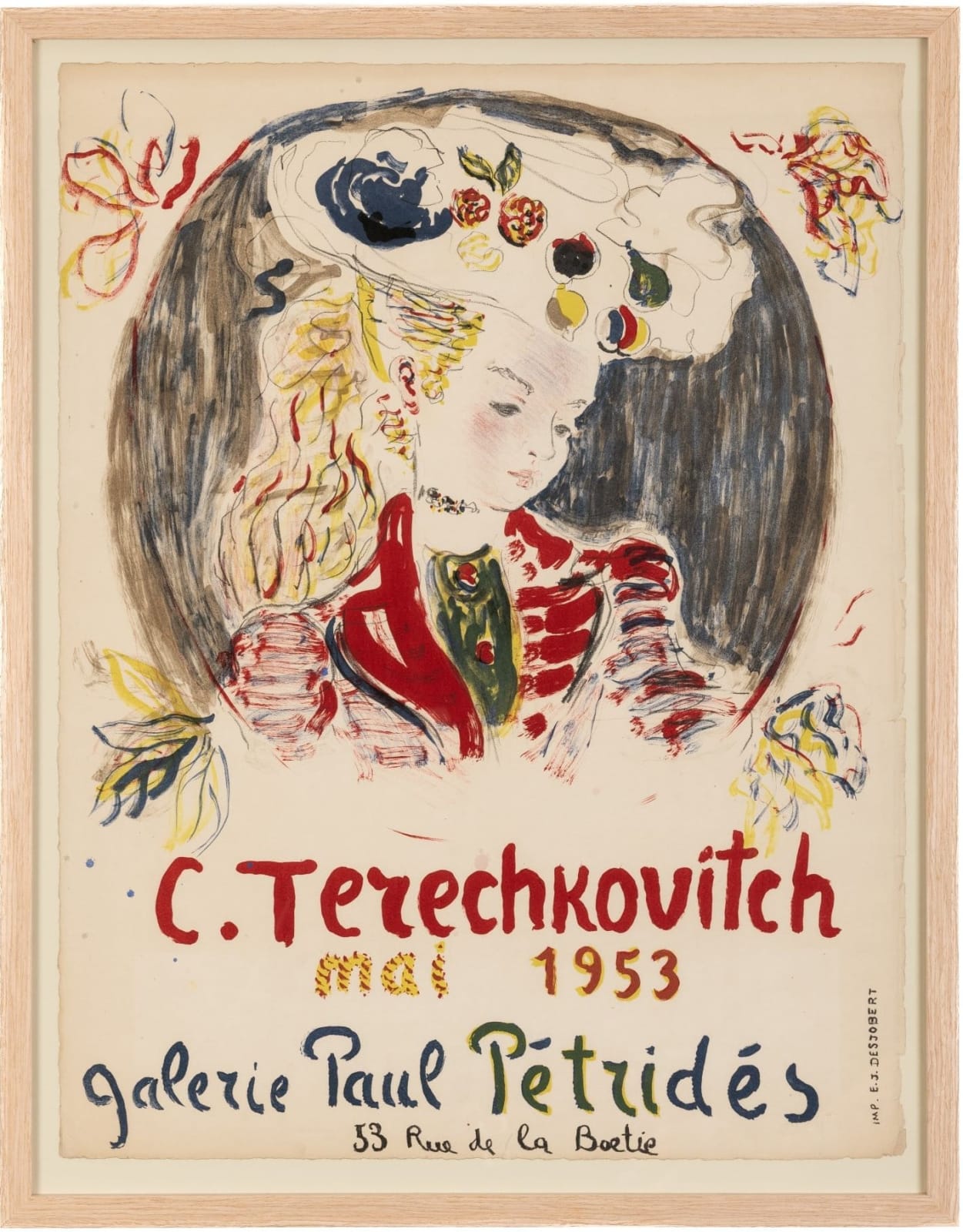 Constantin (Kostia) Terechkovitch, Galerie Paul Pétridès, Paris, 1953