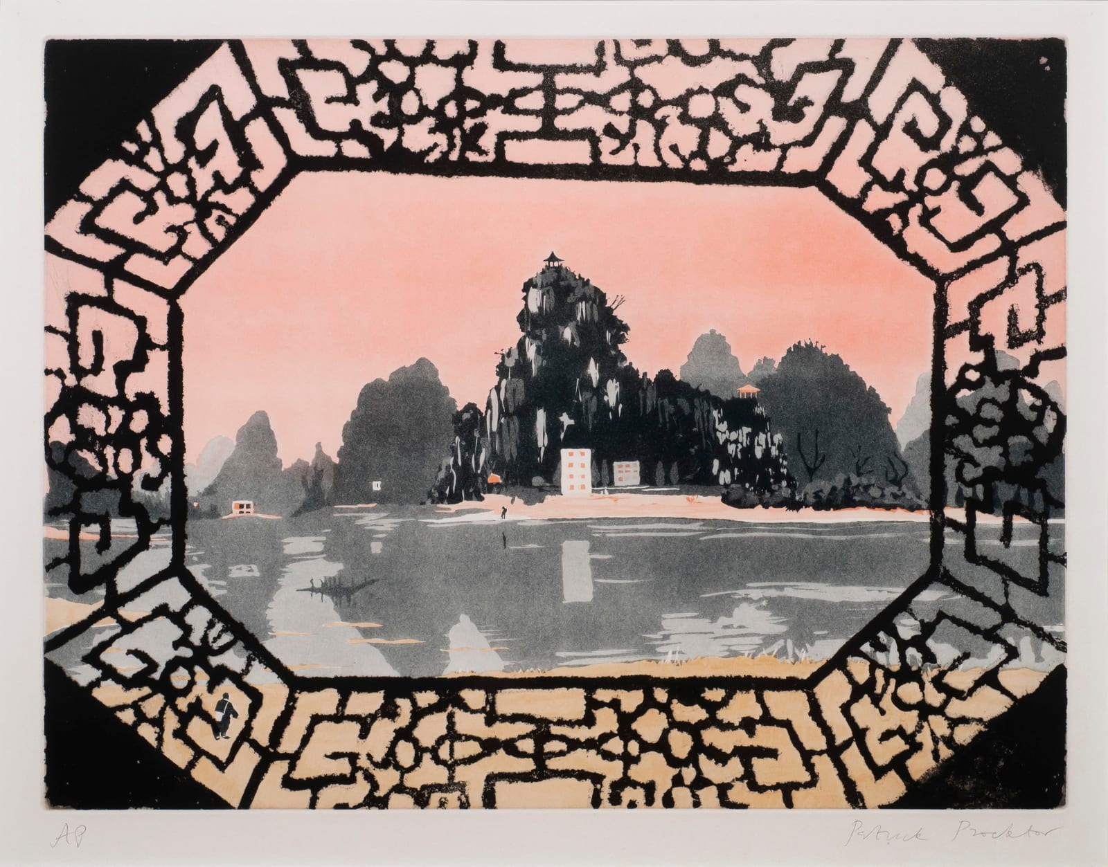 Patrick Procktor RA, Da Miou Mountains, Kweilin , 1980