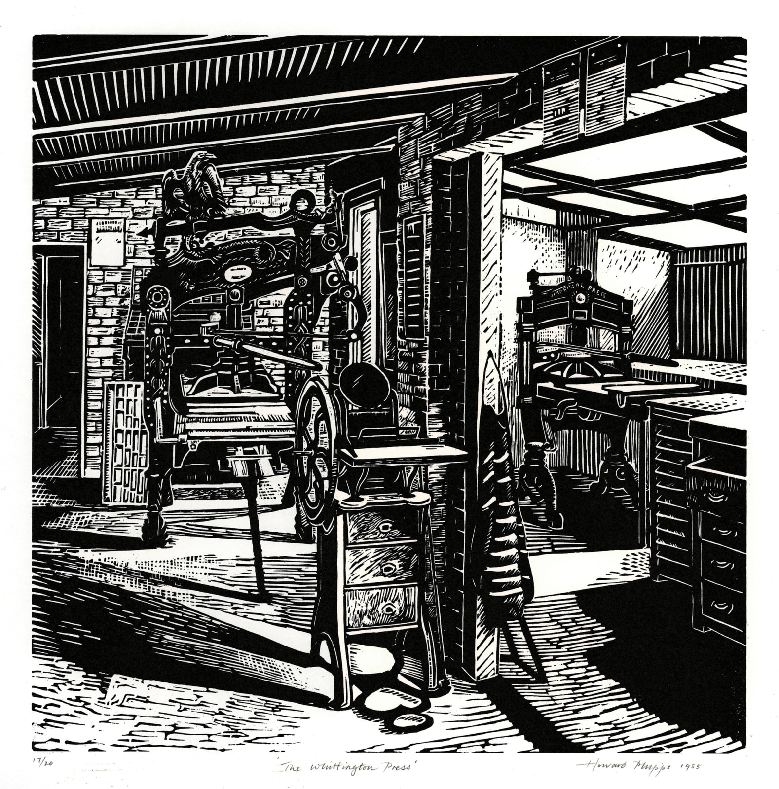 Howard Phipps R.W.A., S.W.E., The Whittington Press, 1985