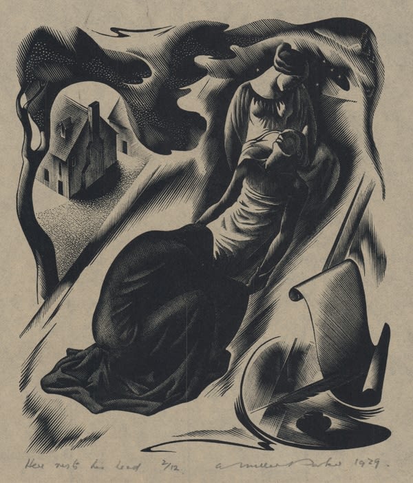 Agnes Miller Parker, Here Rests His Head, 1939