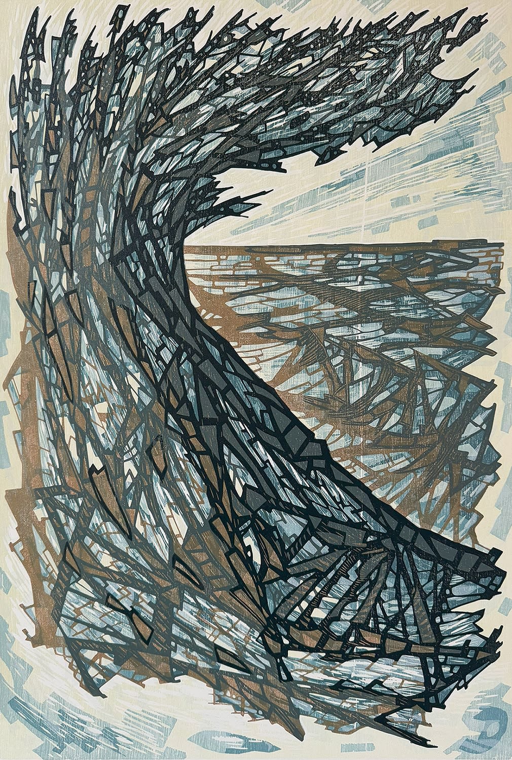 Neil Bousfield RE, Winter Wave