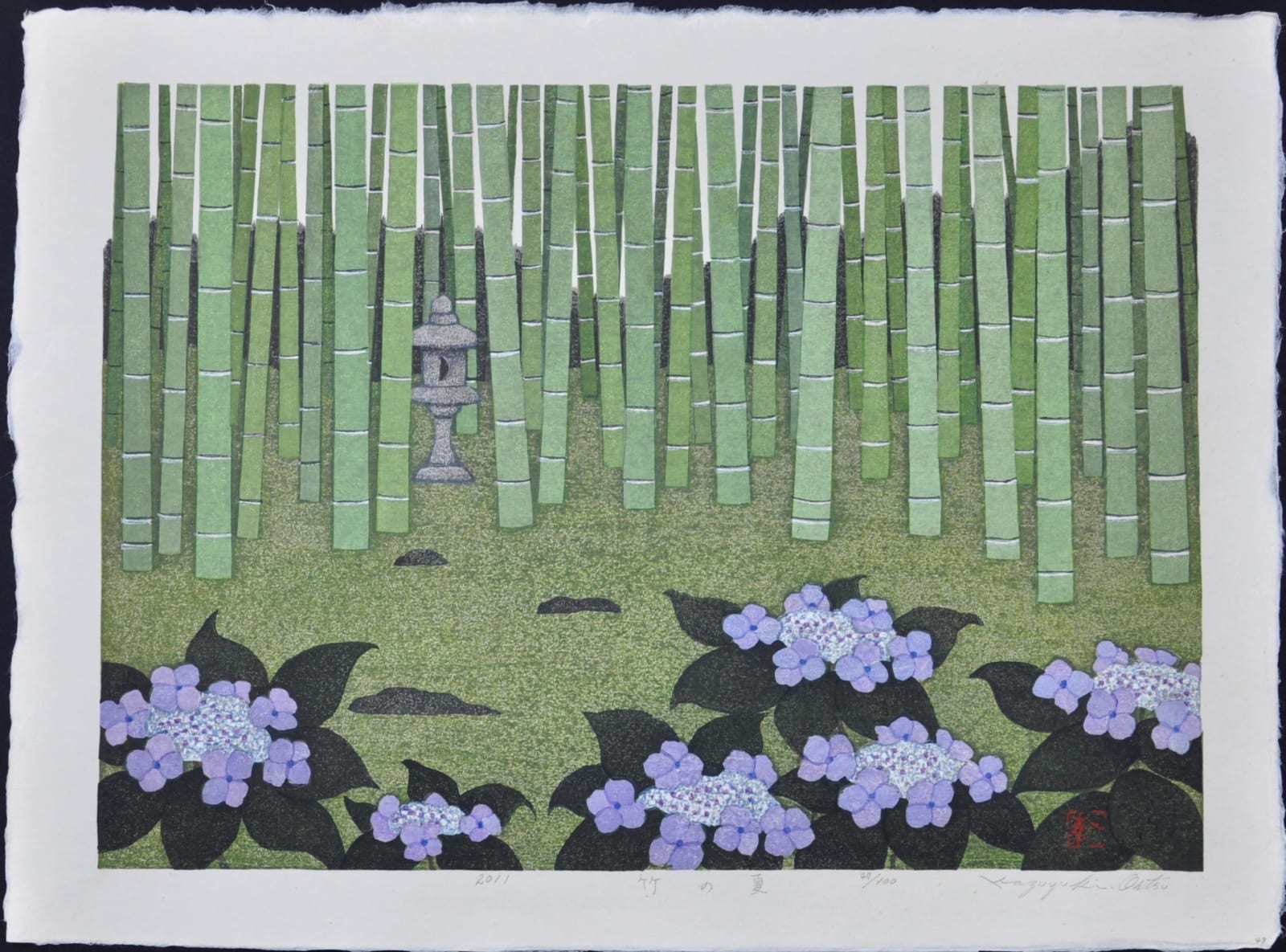 Kazuyuki Ohtsu, Bamboo Tree in Summer, 2011