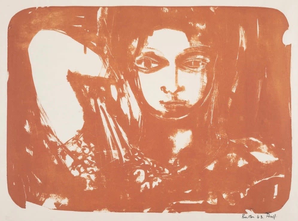 Reg Butler, Untitled (Italian Girl, Head and Shoulders), 1963