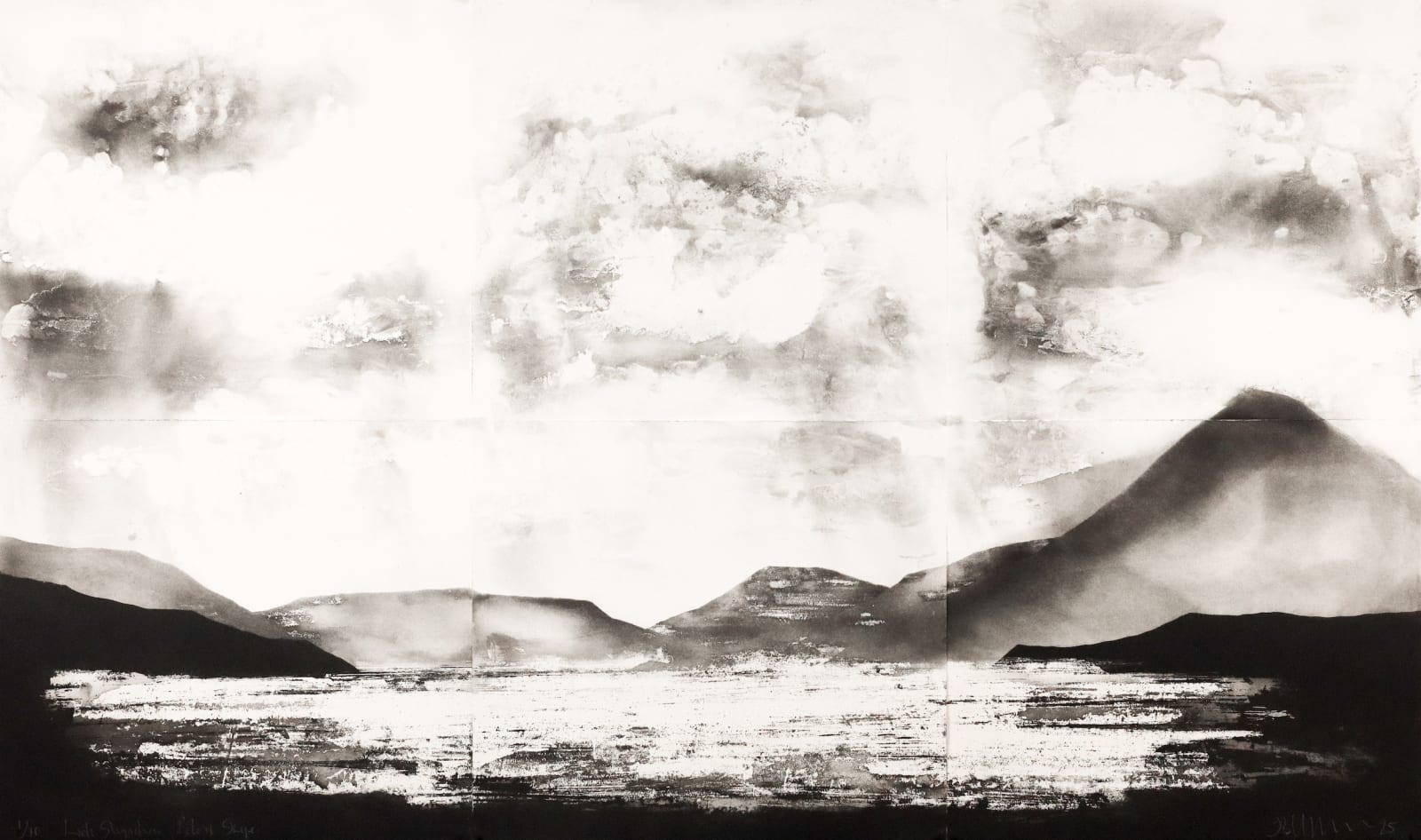 Jason Hicklin, Loch Sligachan, Isle of Skye (hexaptych), 2025