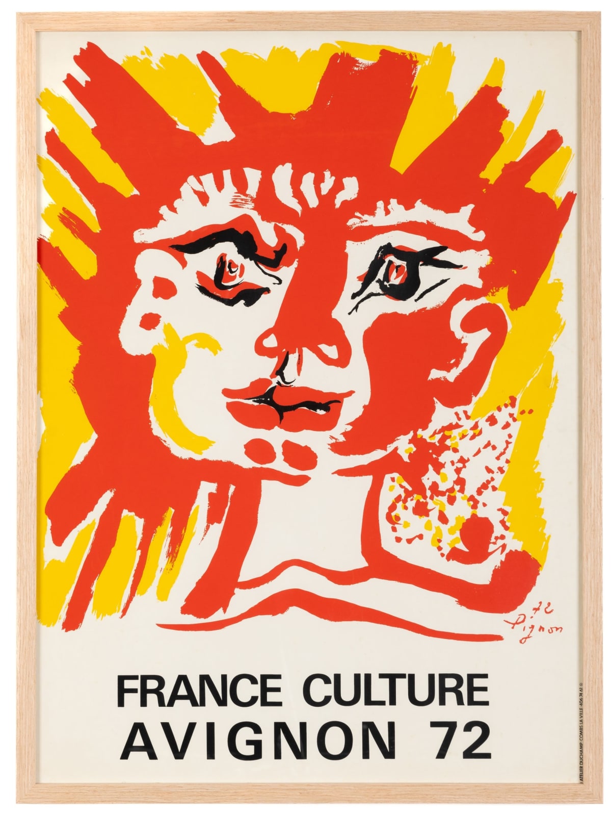 Édouard Pignon, Poteries, Ceramiques, Aquarelles, Dessins - Maison de la Pensée Francais, Paris, 1954
