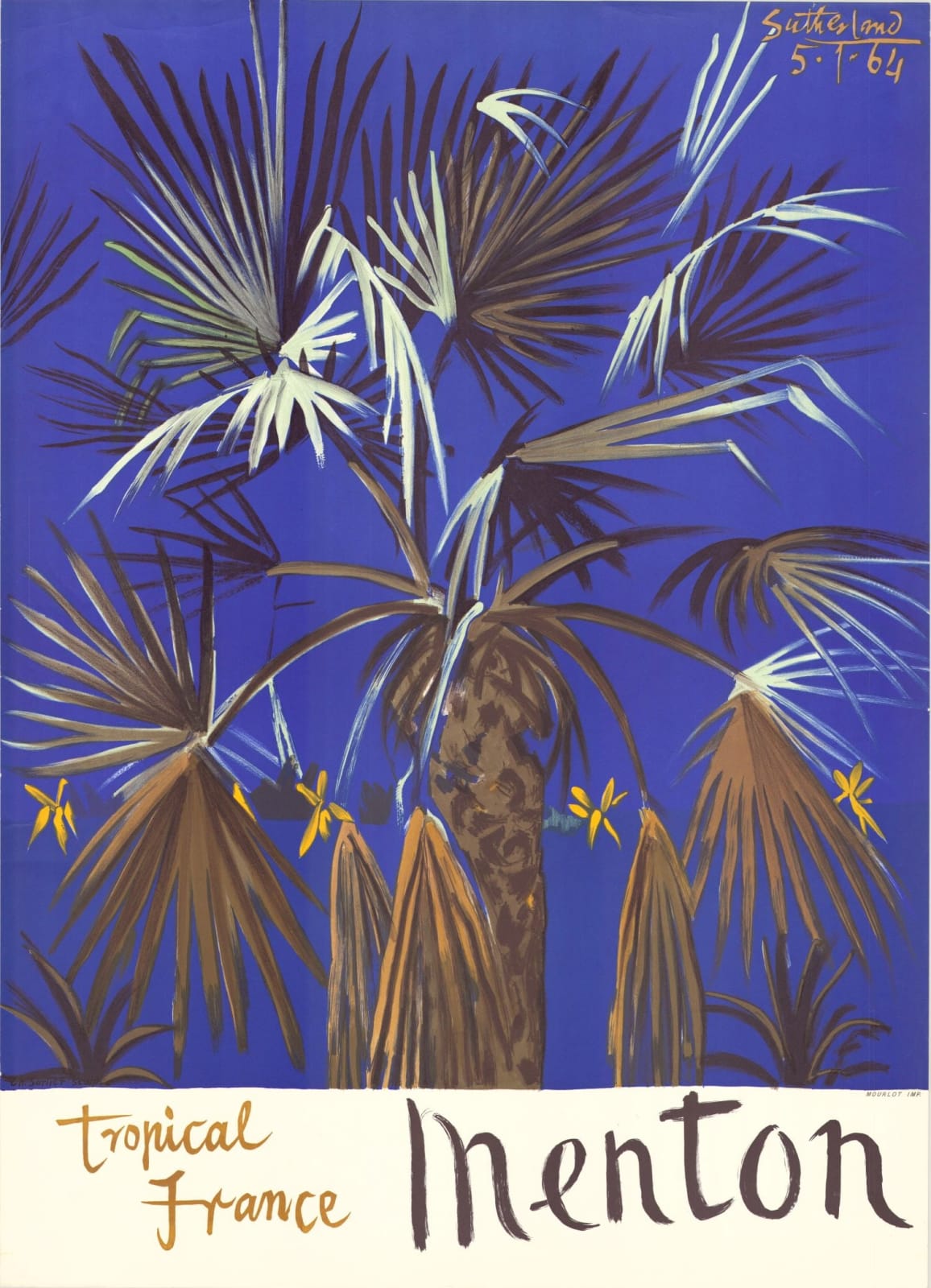 Graham Sutherland, Tropical France, Menton, 1964