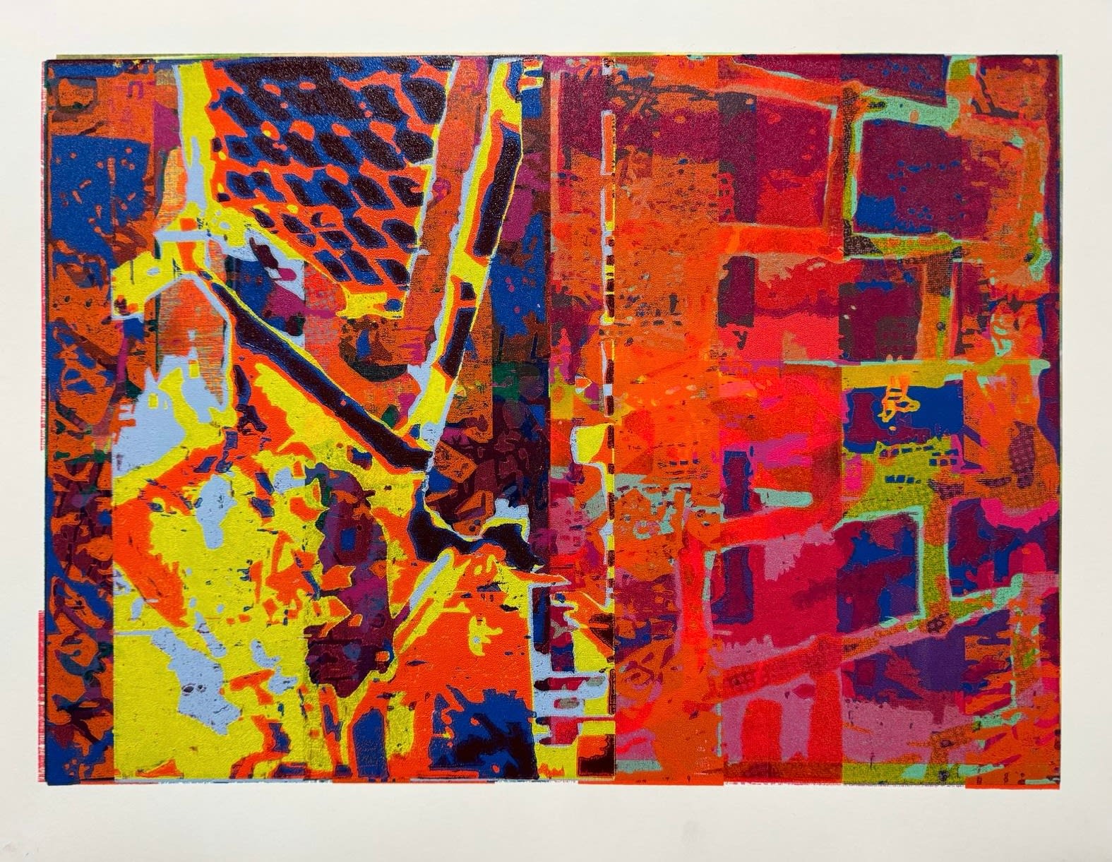 Paul Dewis , Fluoro Slide, 2024