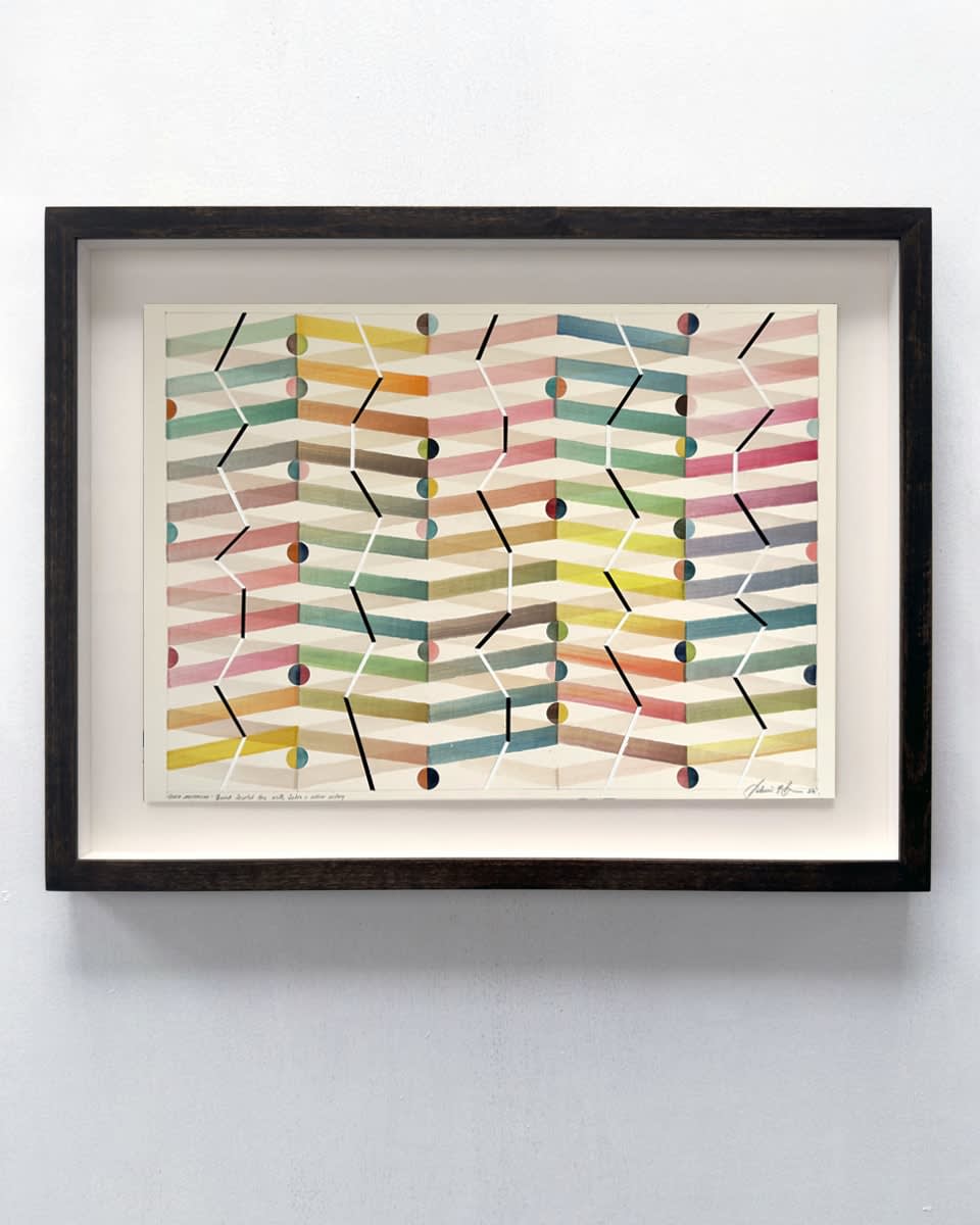 Julian Brown, GORA SPECTRUM' Burnt Scarlet Hue with Zebra & colour inlay, 2024