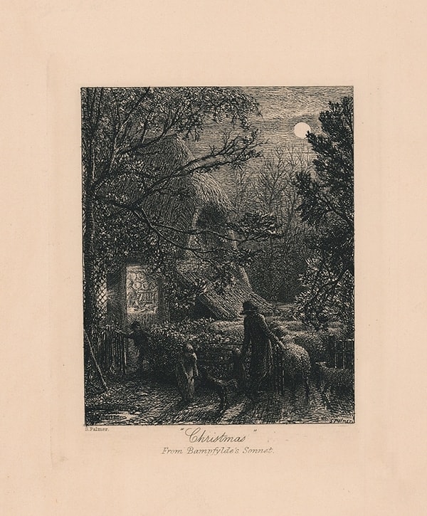 Samuel Palmer, Christmas, 1850 (1882)