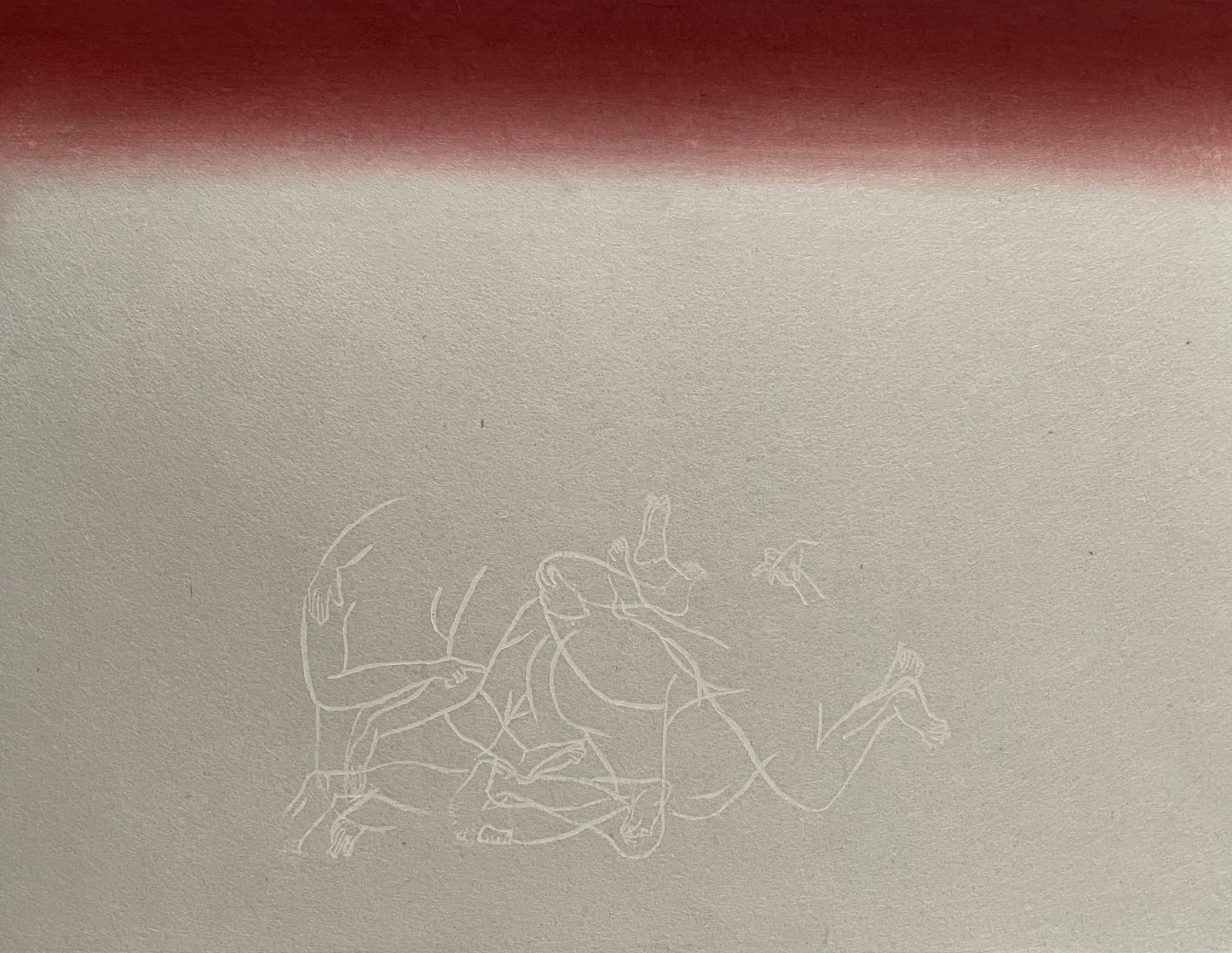 Lucy May Schofield ARE, Blushing Sky (Venetian red)