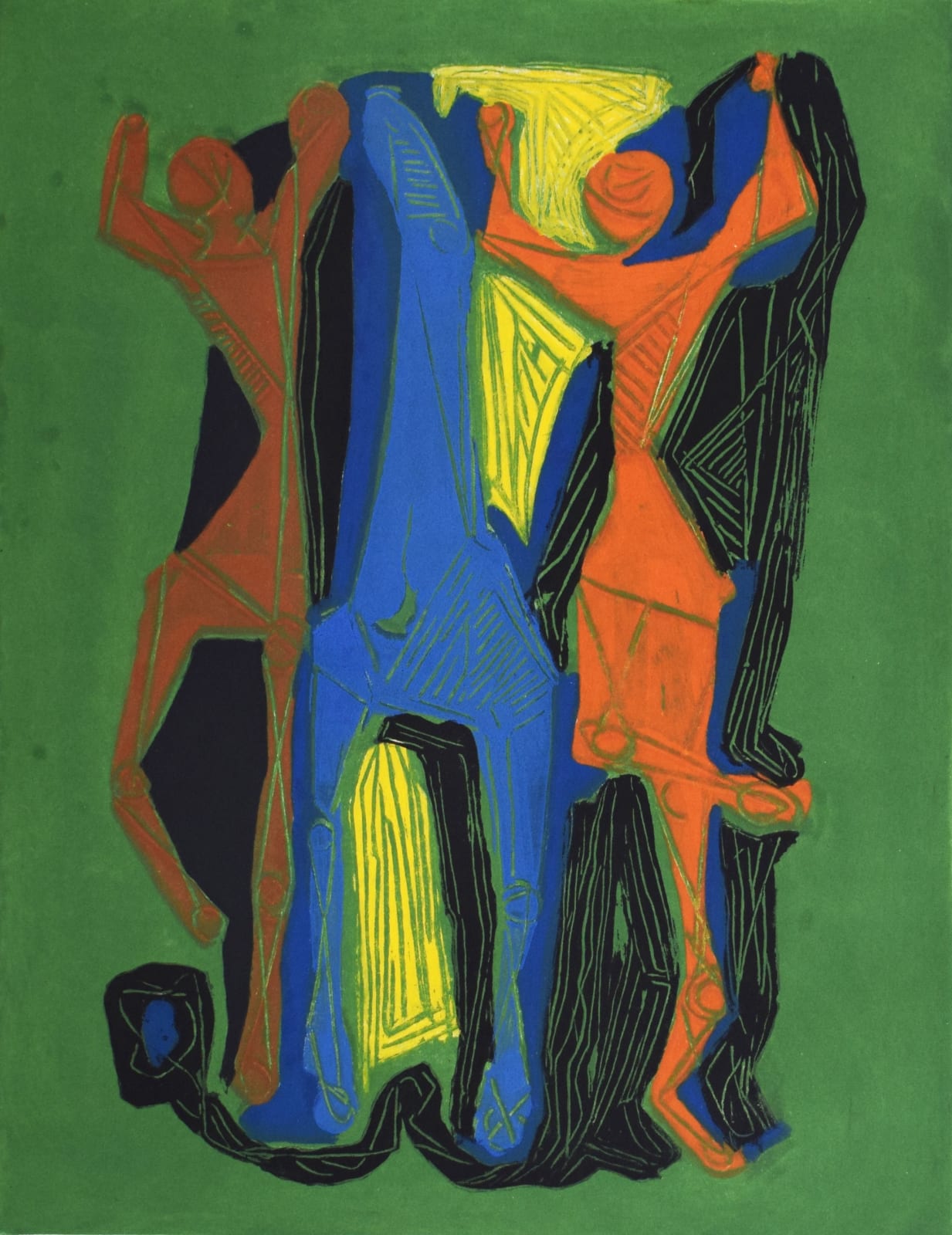 MARINO MARINI, Composition II, from: Marino from Goethe, 1979