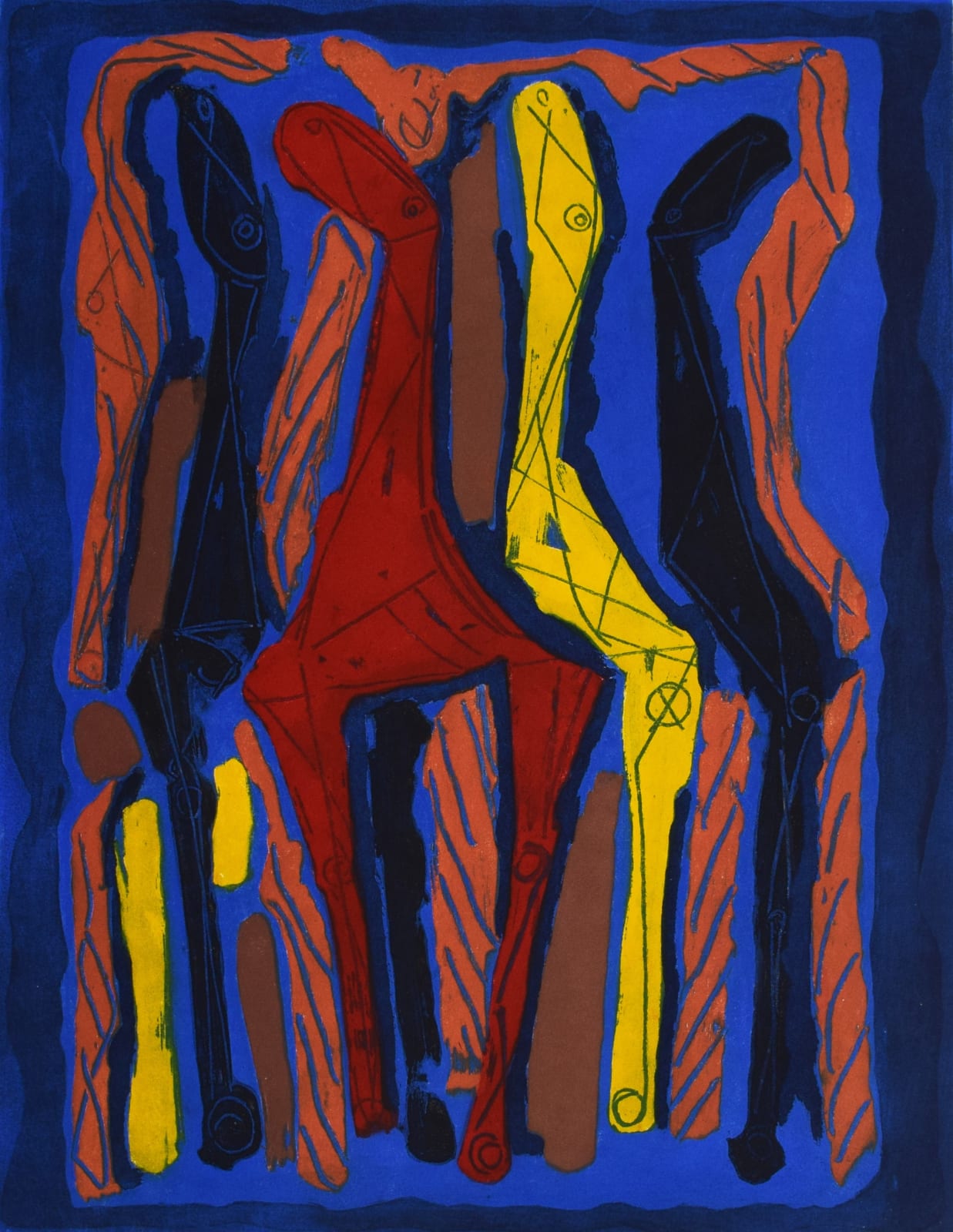 MARINO MARINI, Composition IV, from: Marino from Goethe, 1979