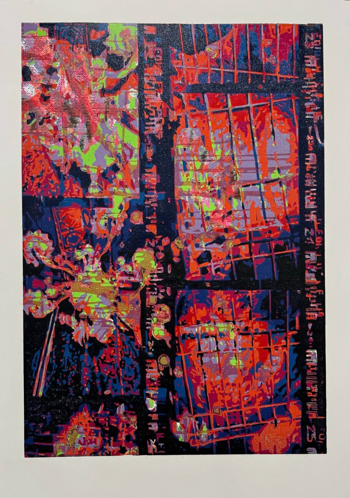 Paul Dewis , Lampadario Fence, 2023