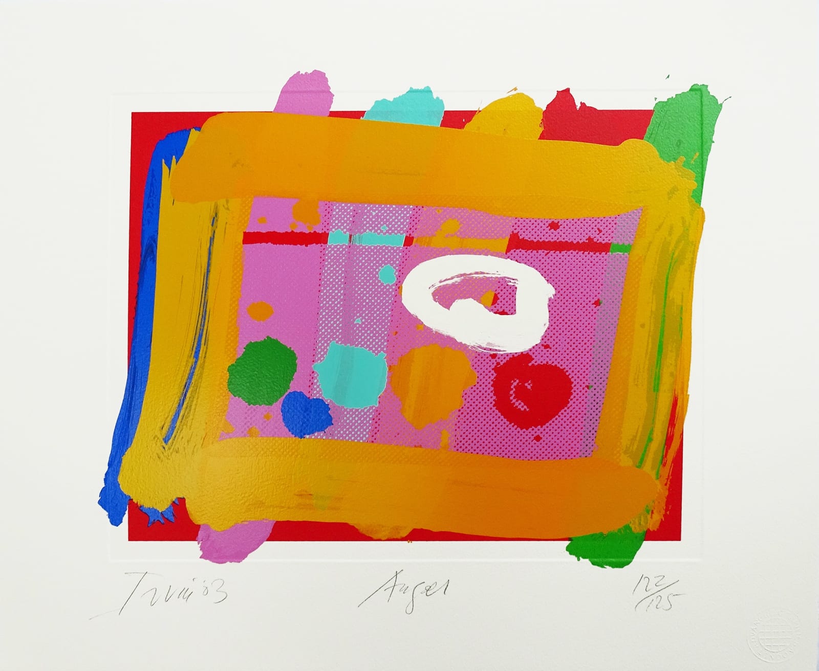 Albert Irvin OBE RA, Angel, 2003