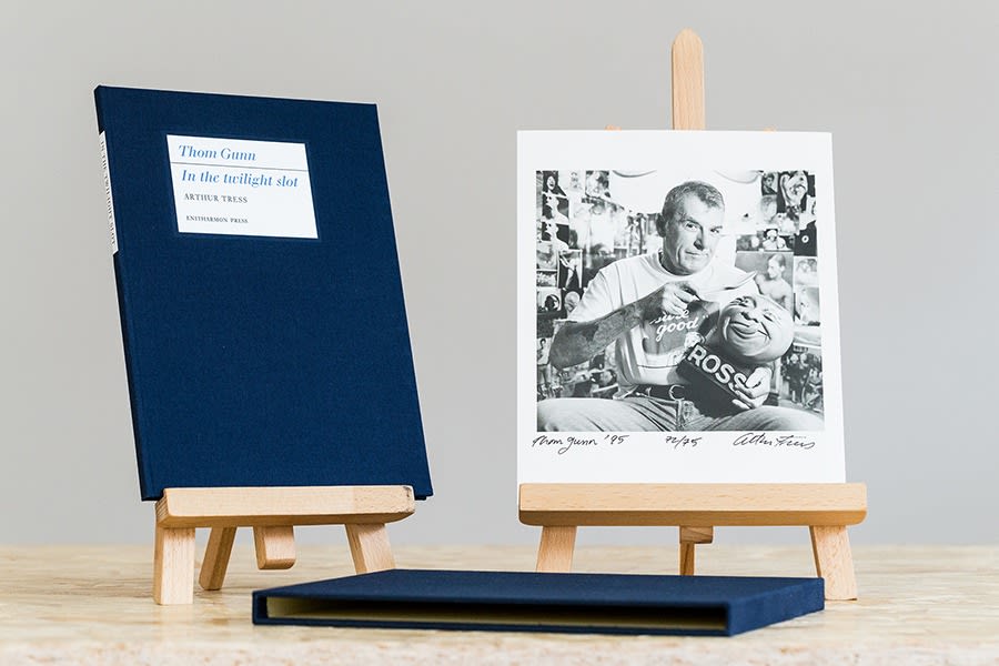 Arthur Tress, Arthur Tress’s photograph ‘Thom Gunn’ accompanies the artist’s book In the Twilight Slot by Thom Gunn, 1995
