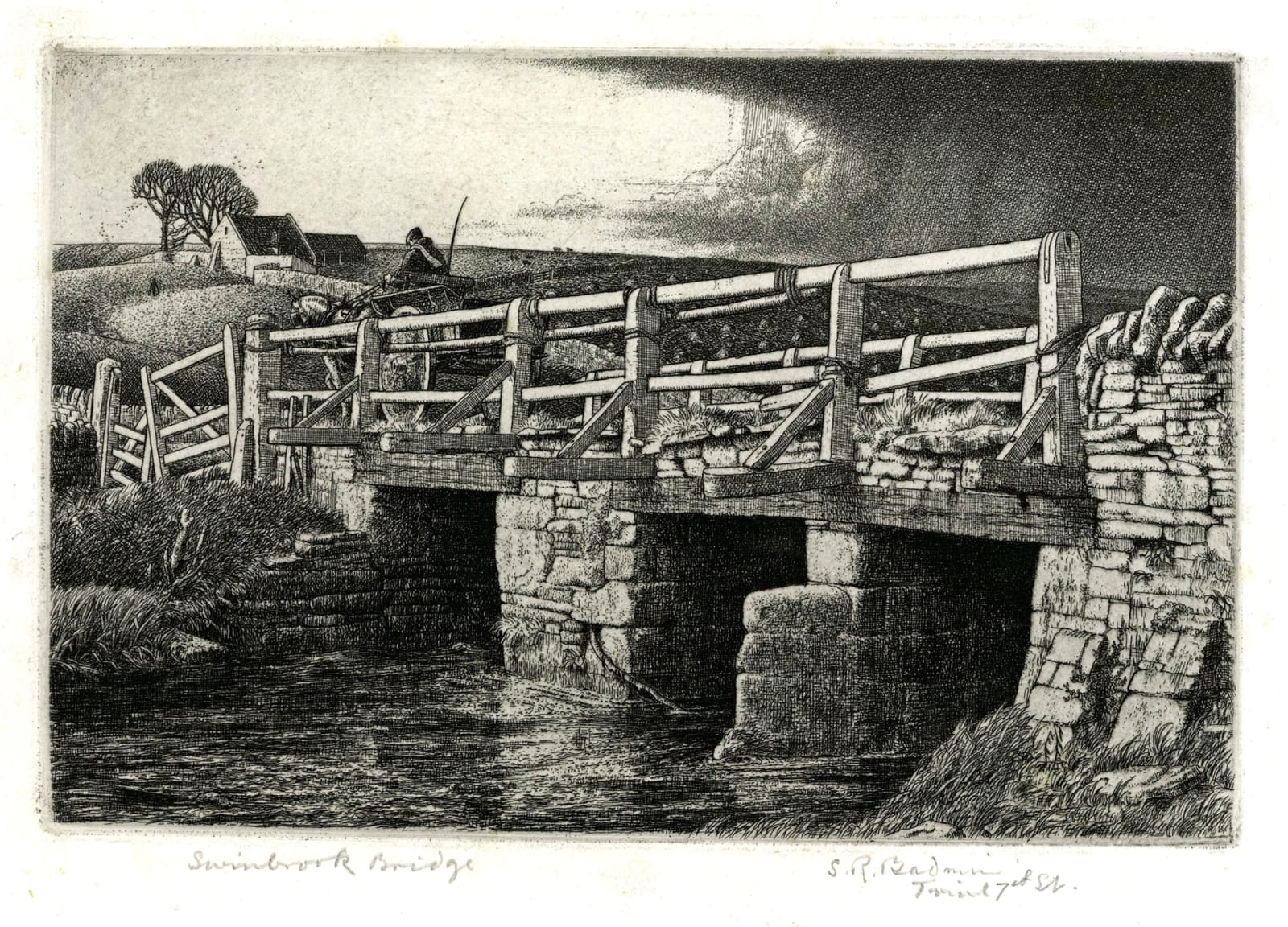 Stanley Roy Badmin R.E., Swinbrook Bridge, 1931